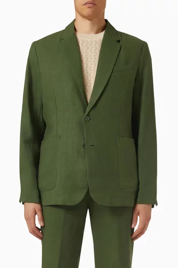 Tailored Blazer in Linen