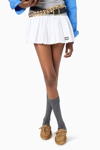 حذاء مفتوح من الخلف شمواه بلون باهت