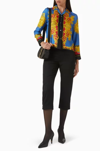 قميص ذا صن بلو حرير تويل