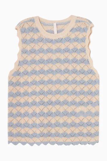 بلوزة أستر كتان 