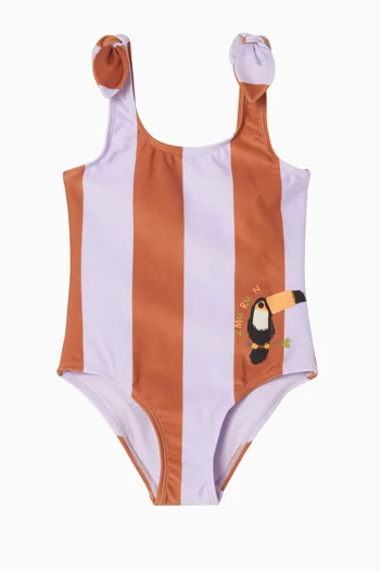 لباس سباحة قطعة واحدة إندرا بحمالات كتف قابلة للربط 