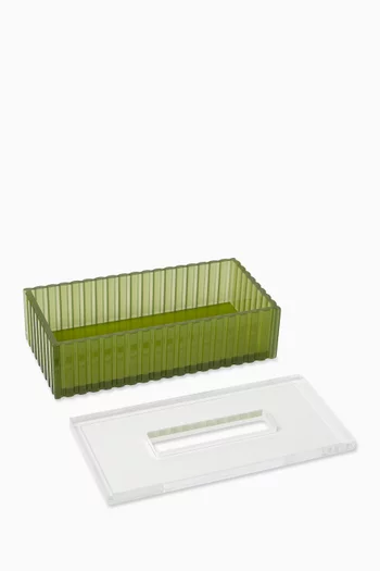 Clear Lid Tissue Box in Acrylic