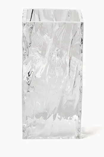 Medium Crushed Ice Vase in Acrylic
