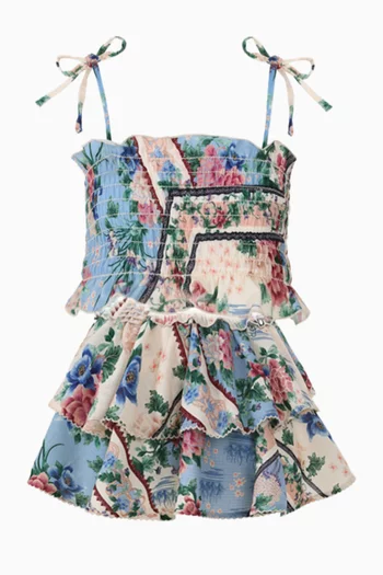 تنورة قصيرة كافي بكشكش 