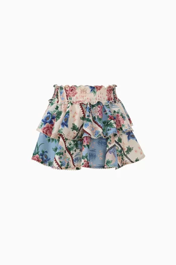 تنورة قصيرة كافي بكشكش 