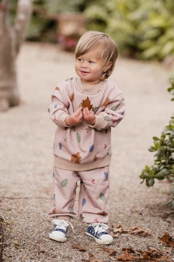 Baby Boy Wild Side Track Pants in Cotton