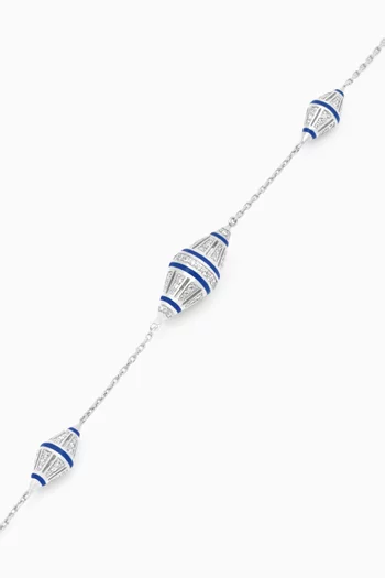 Al Merriyah Diamond Bracelet in 18kt White Gold