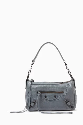 Mini Le City Moto Bag in Arena Lambskin
