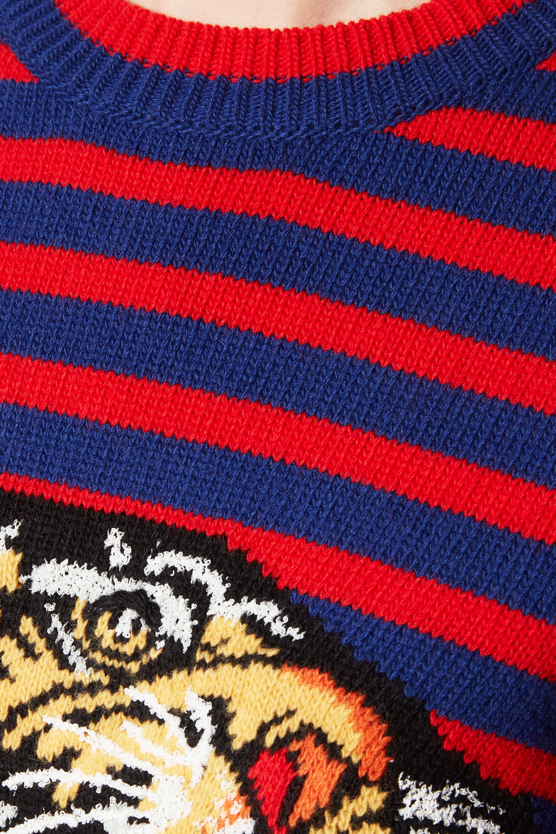 Gucci striped tiger sweater shop
