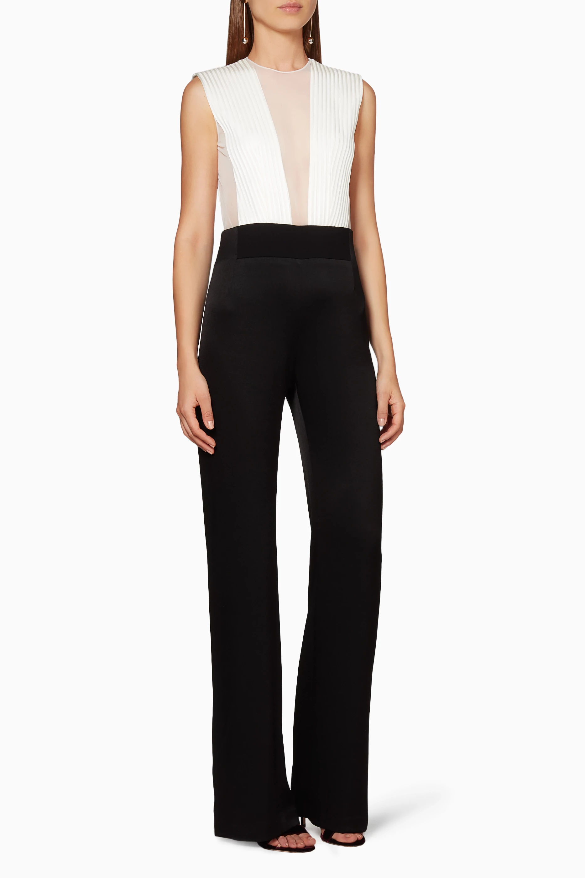 Black and white tuxedo jumpsuit shop