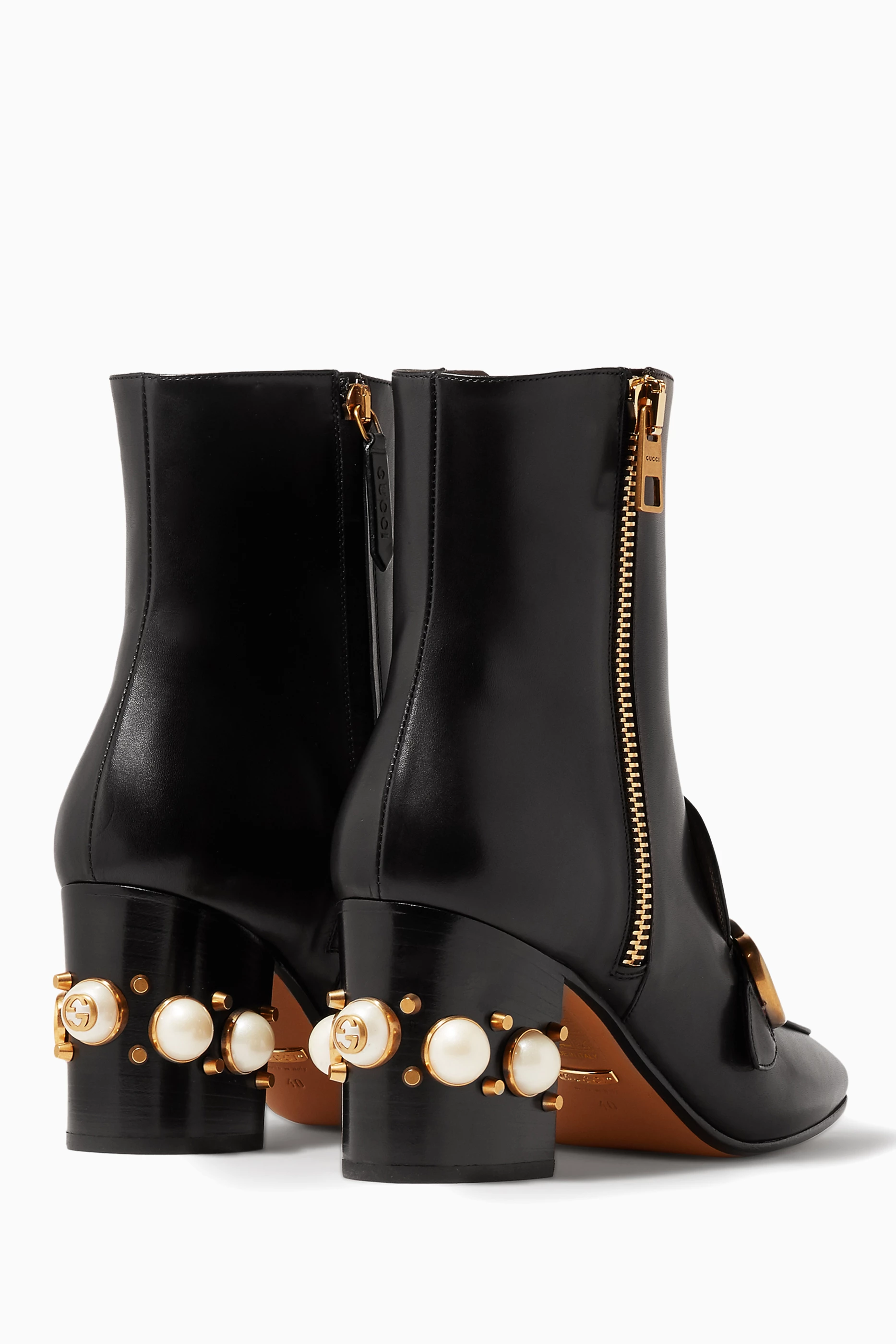 Gucci boots sales pearl