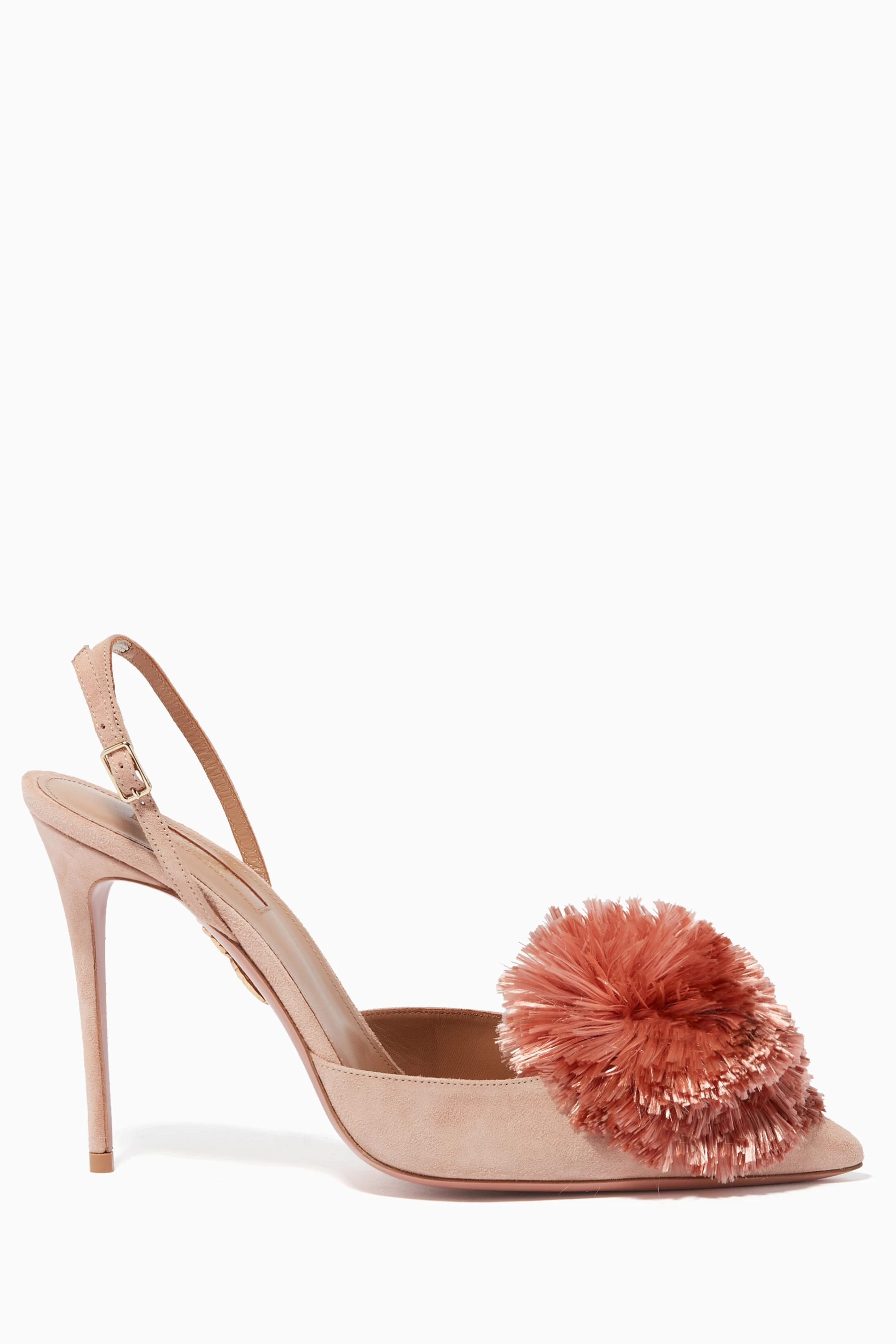 Aquazzura powder puff best sale slingback