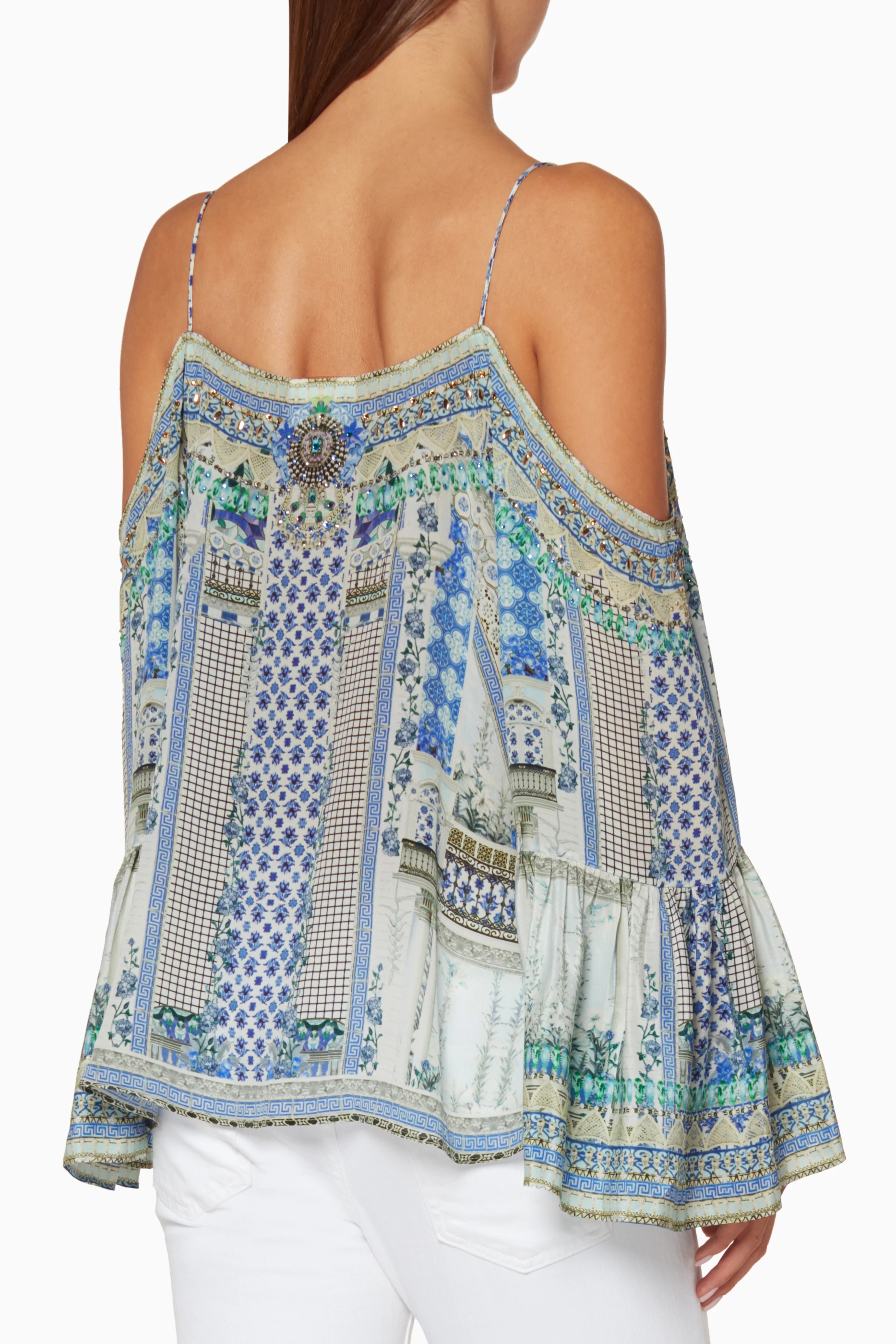 Camilla drop shoulder top sales