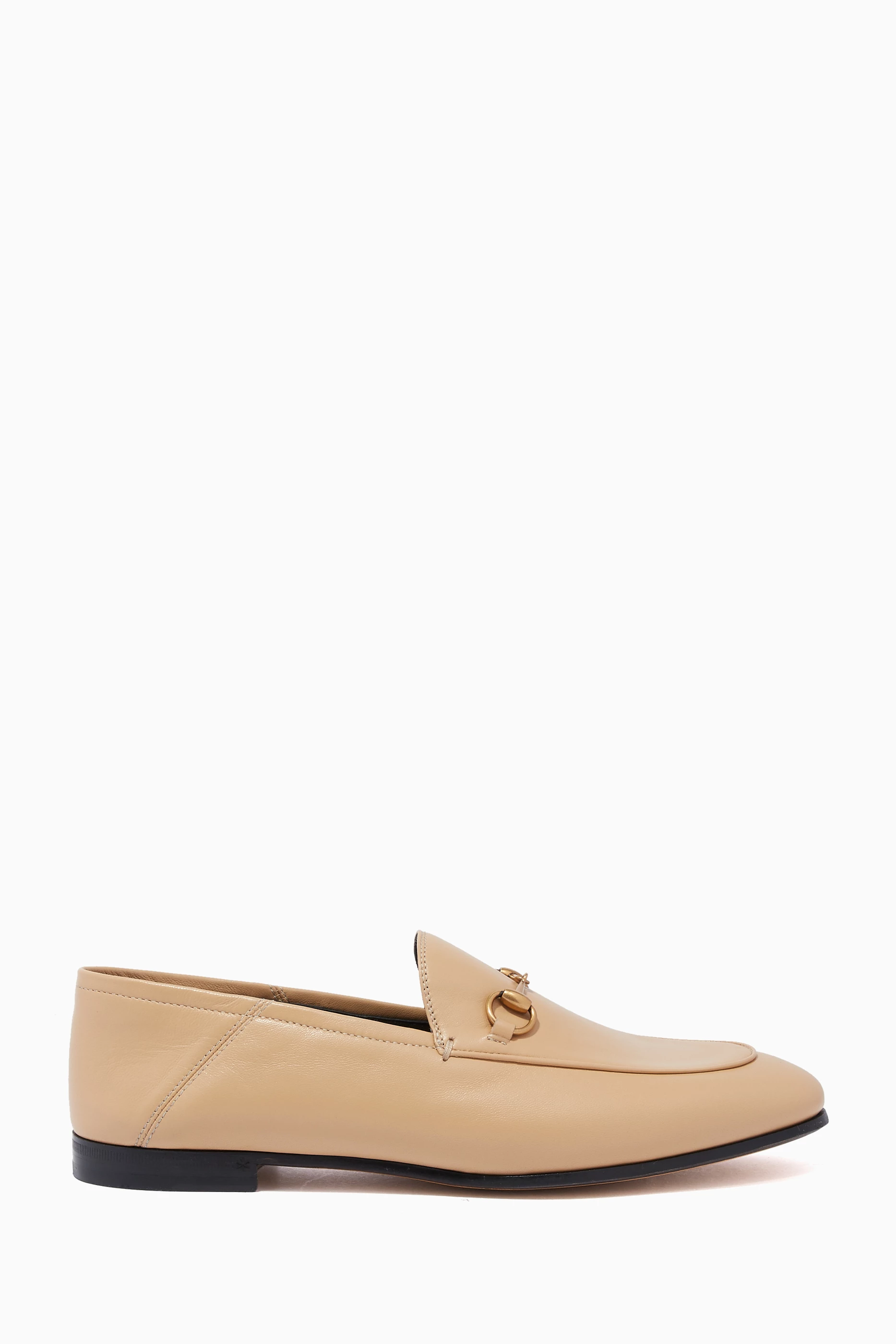 Gucci shop taupe loafers