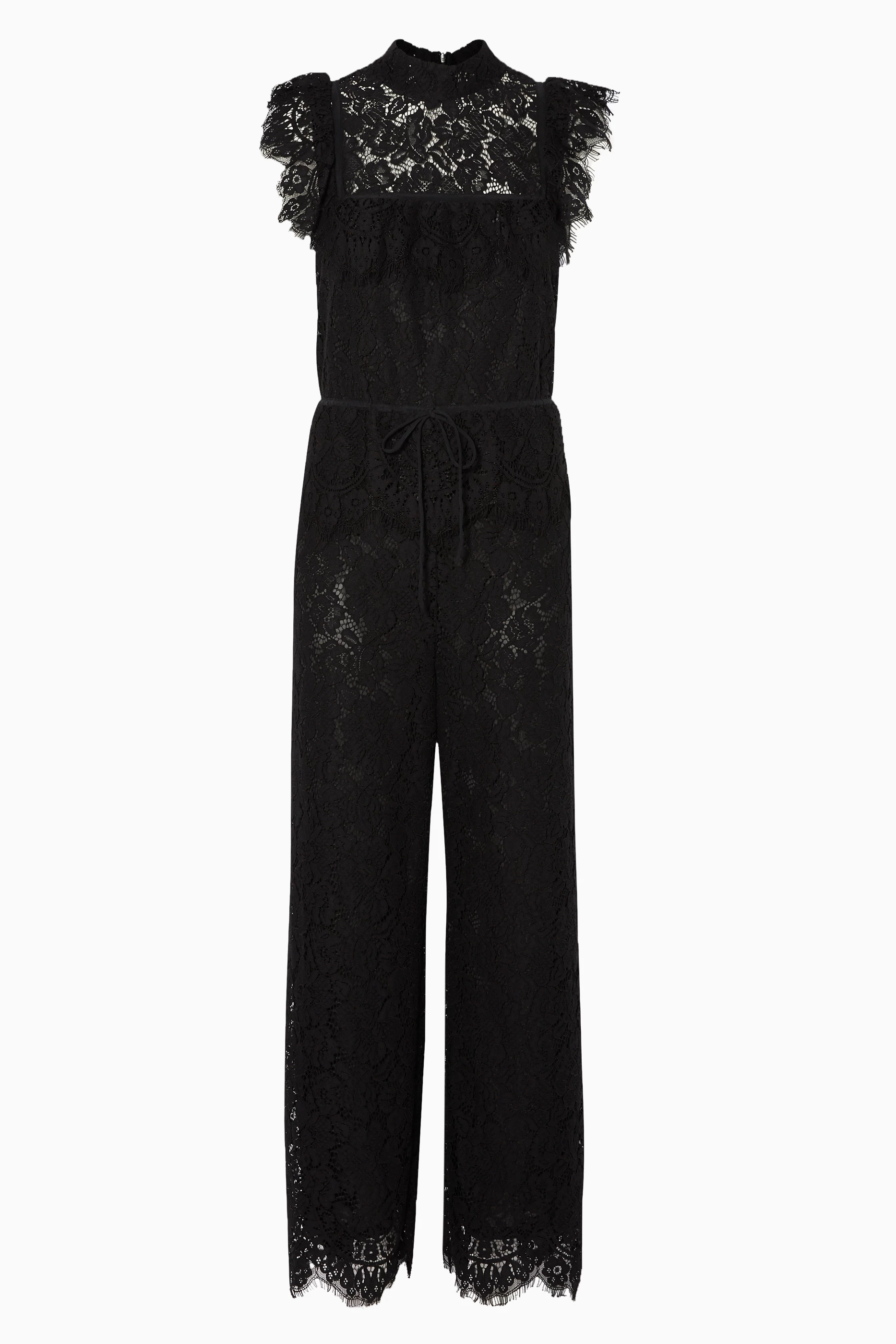 Ganni jerome lace jumpsuit on sale
