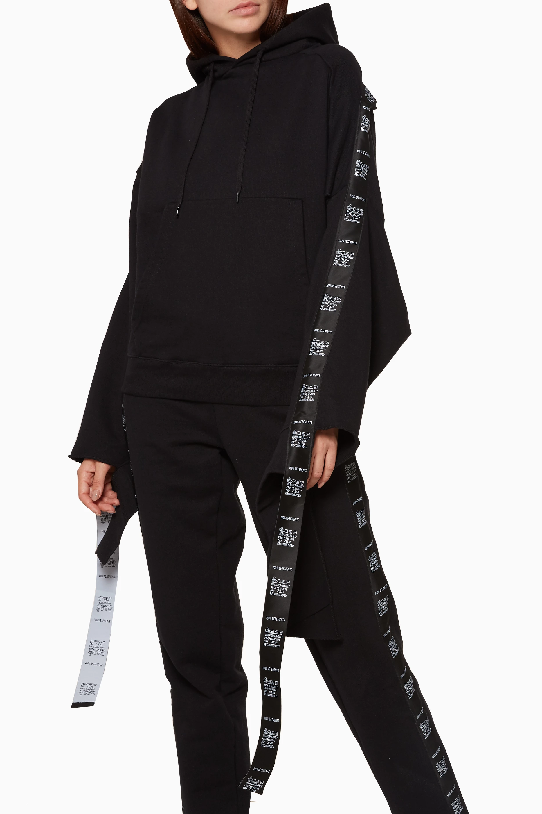 Vetements tape hoodie 2025