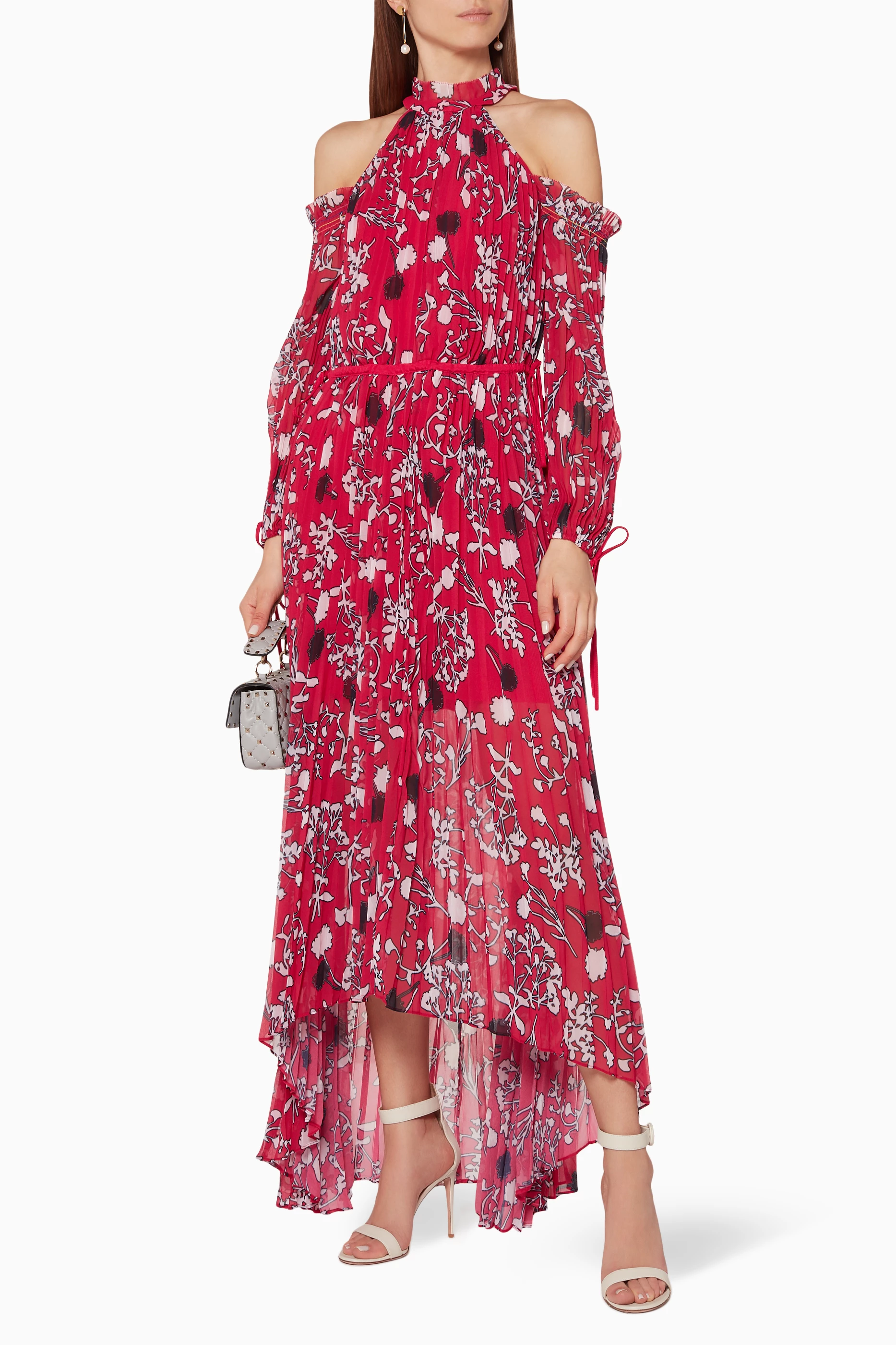 Self portrait cold shoulder dress sales