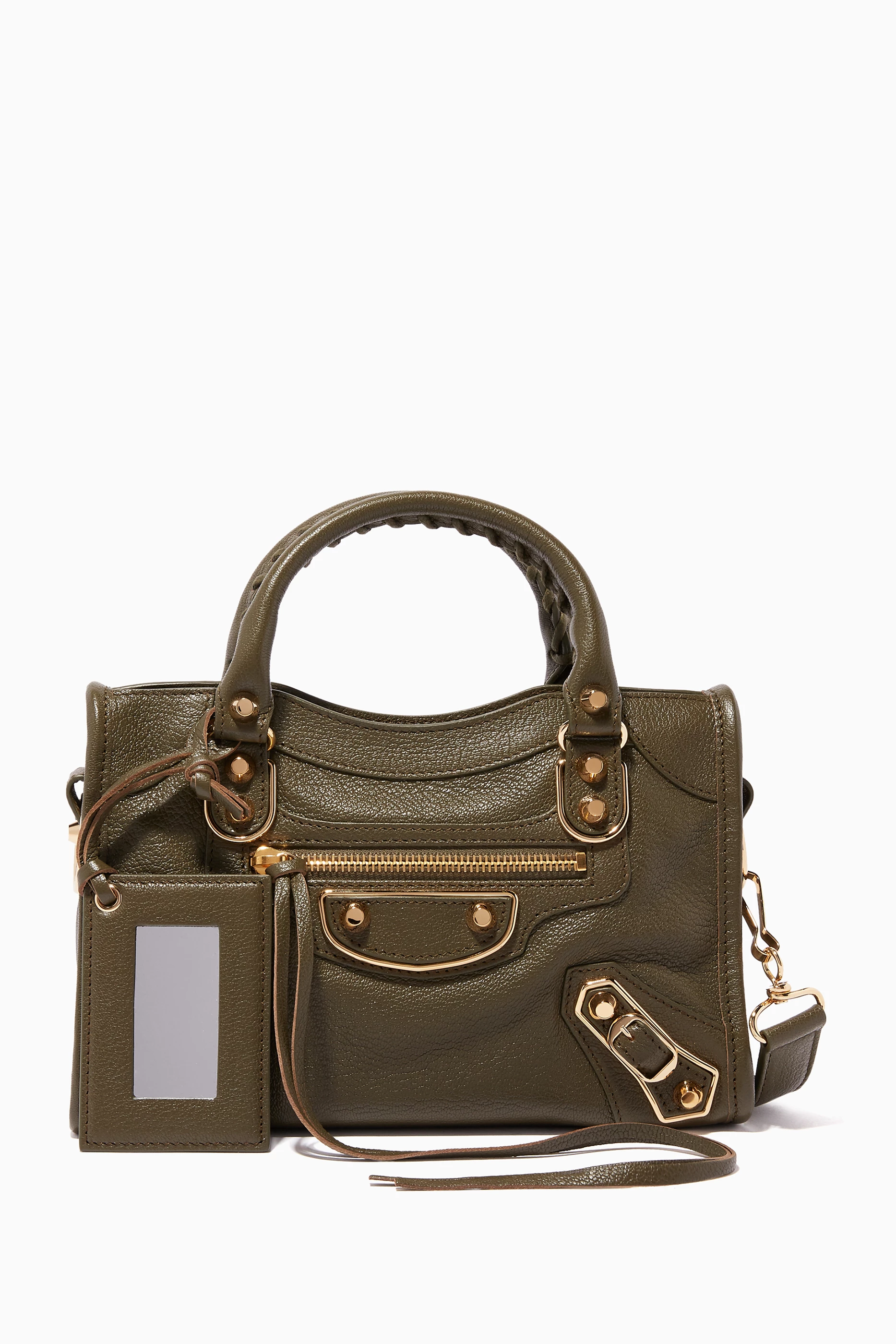 Balenciaga bag olive hotsell