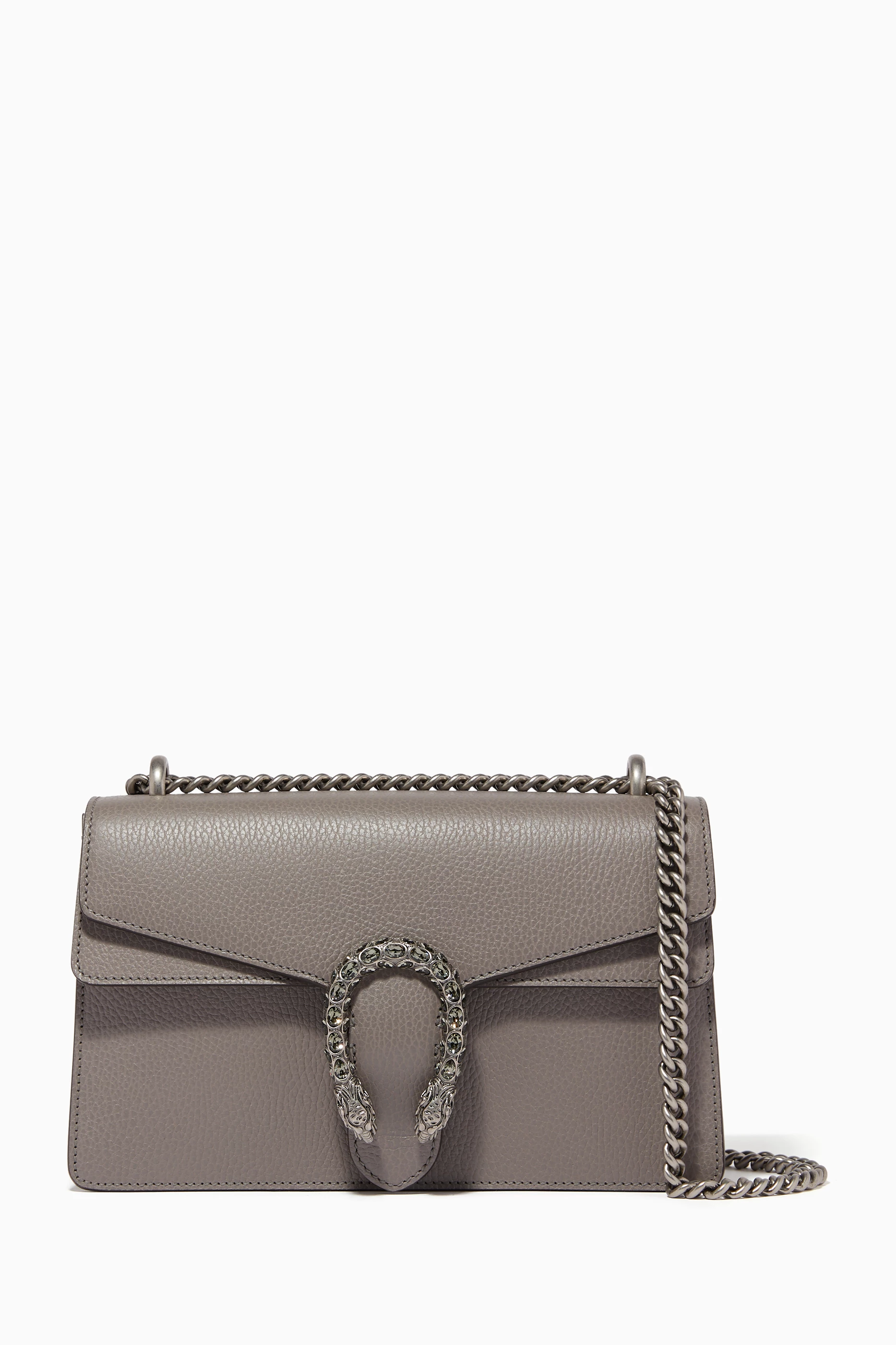 Gucci grey leather bag on sale