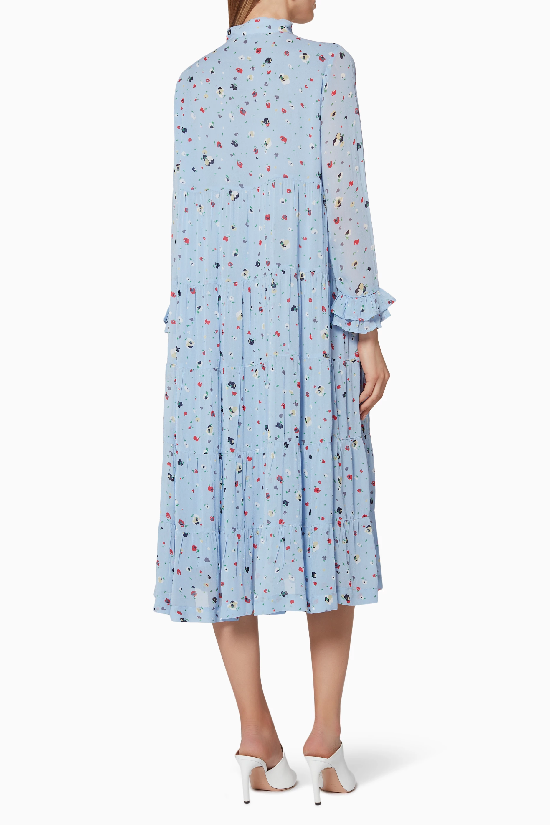 Ganni dainty georgette discount