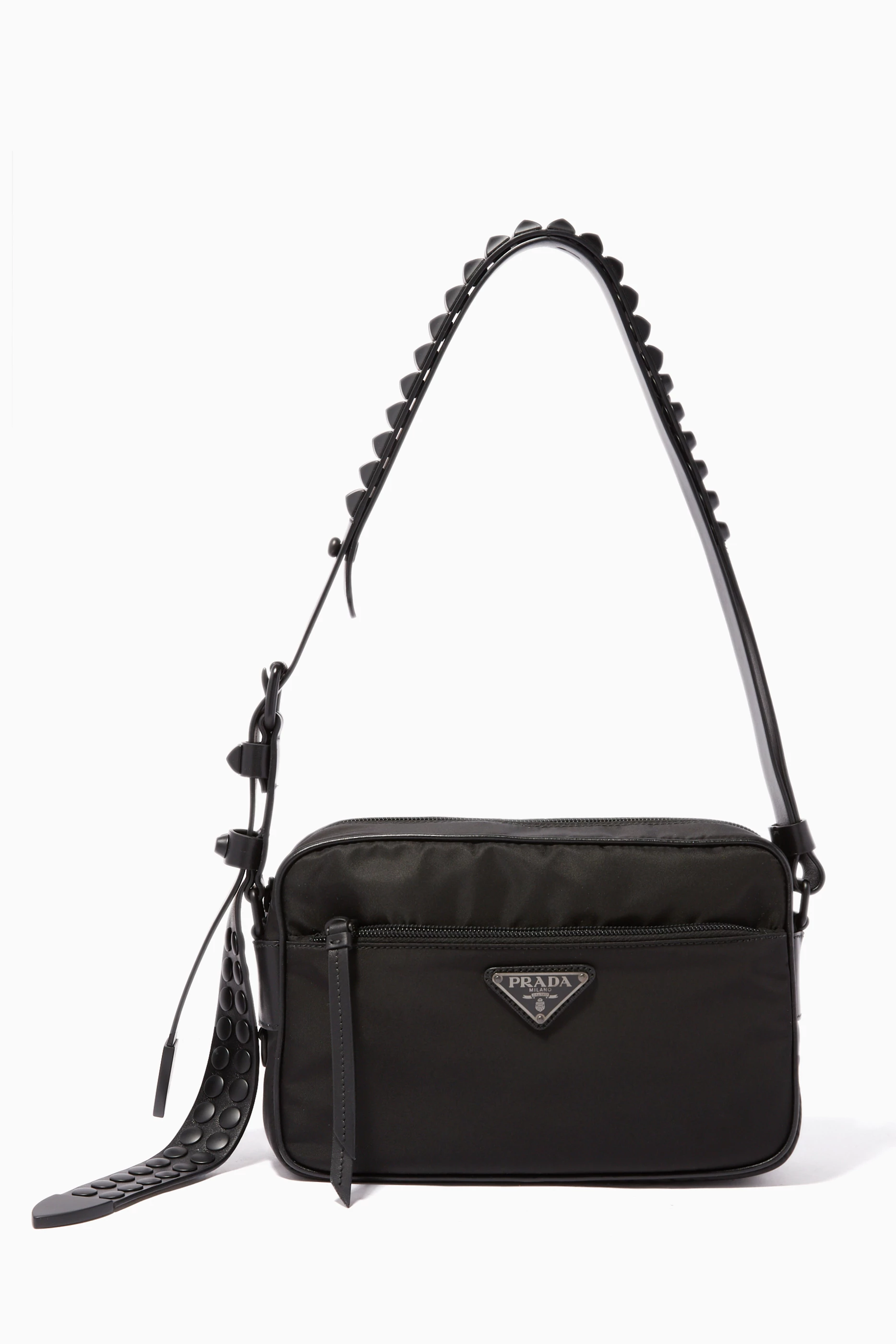 Prada studded camera clearance bag