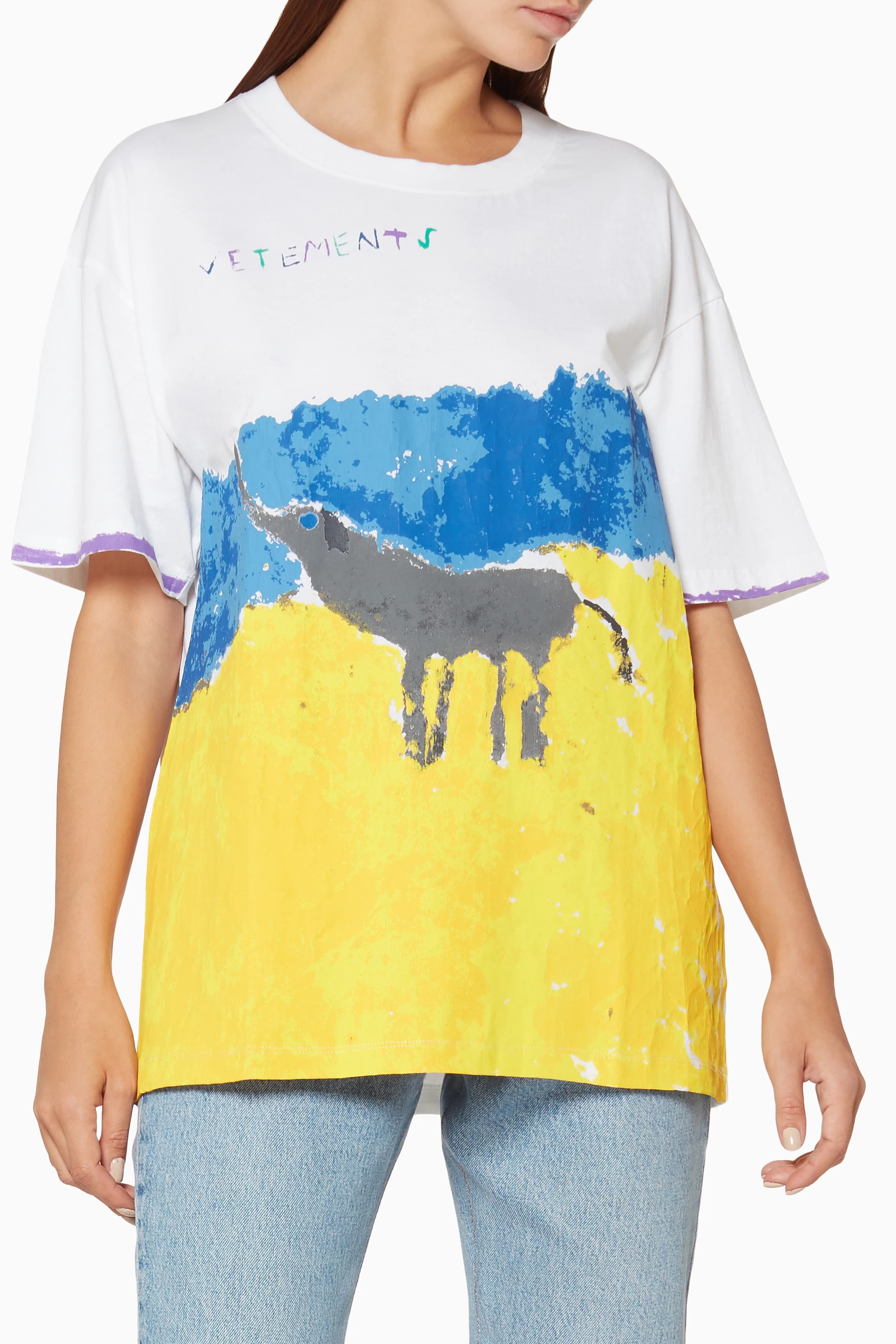 Vetements discount elephant tee