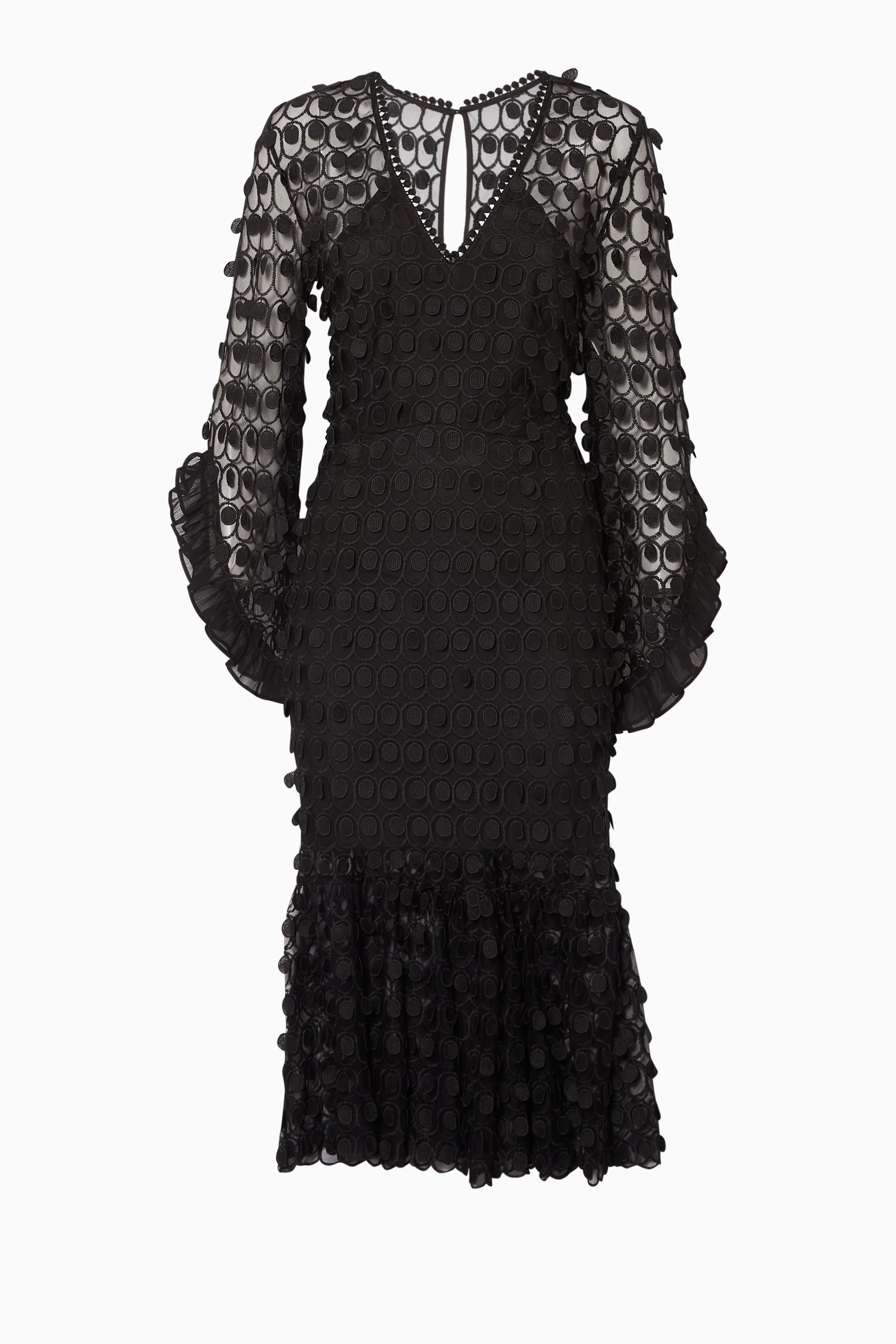 Buy La Maison Talulah Black Black Mellifluous Midi Dress for Women