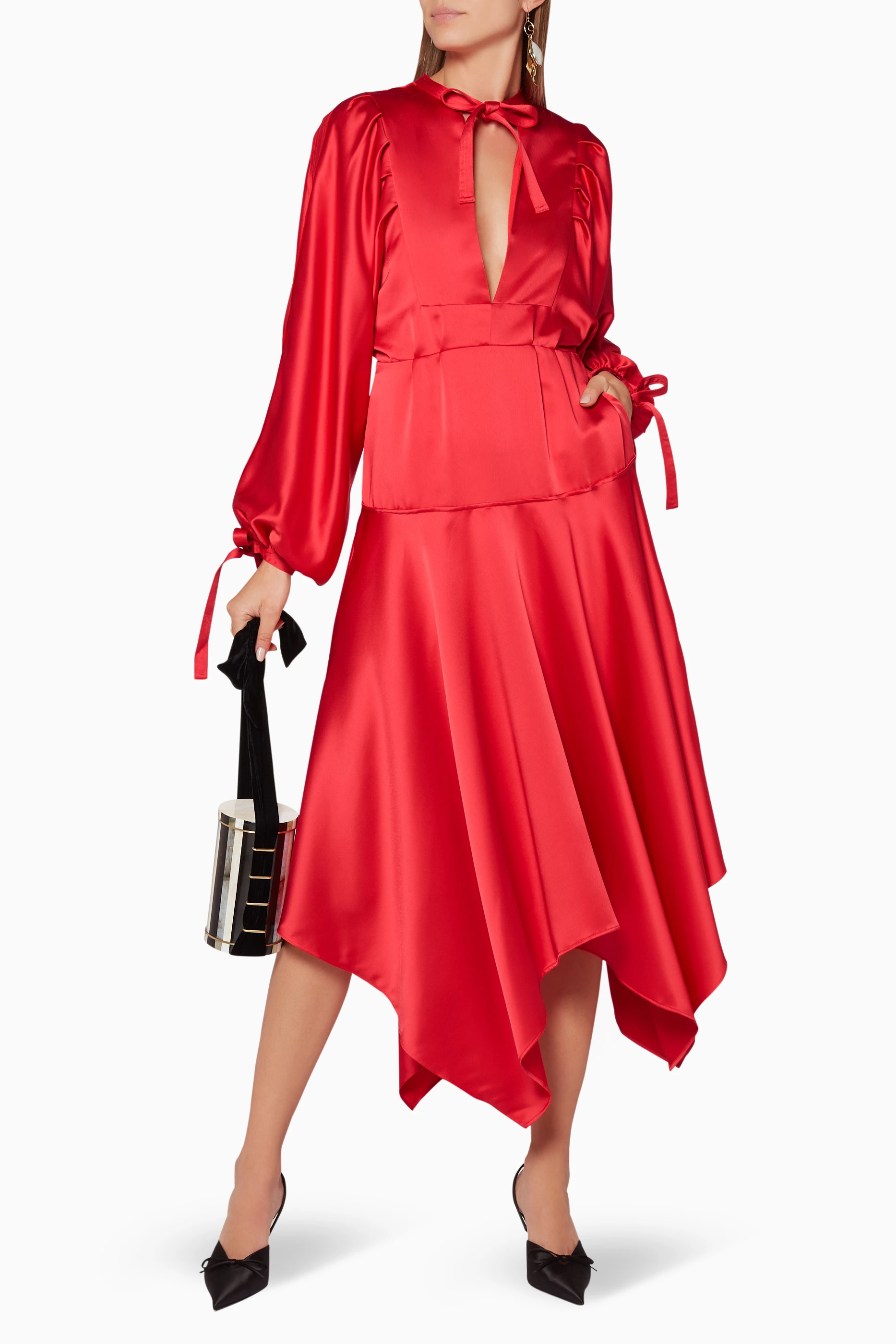 Self portrait star handkerchief dress 2025