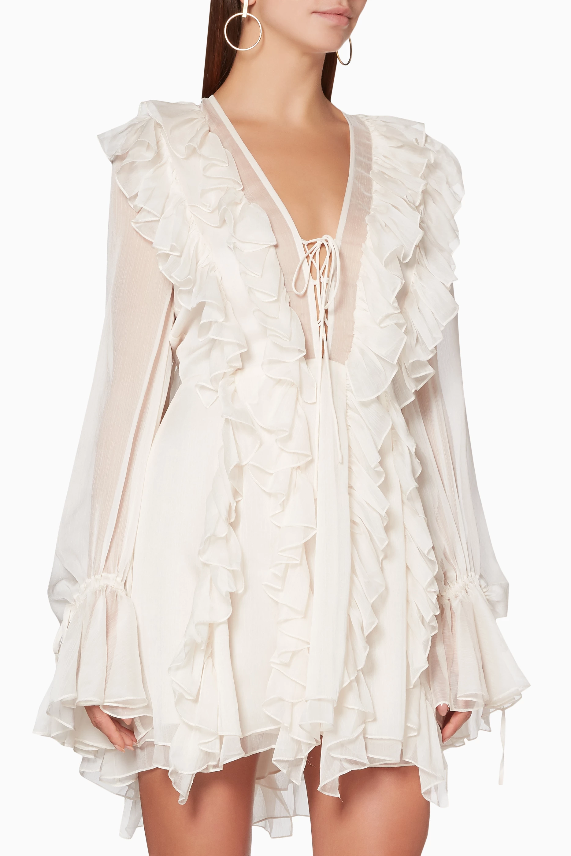 Shona joy willow cheap ruffle mini dress