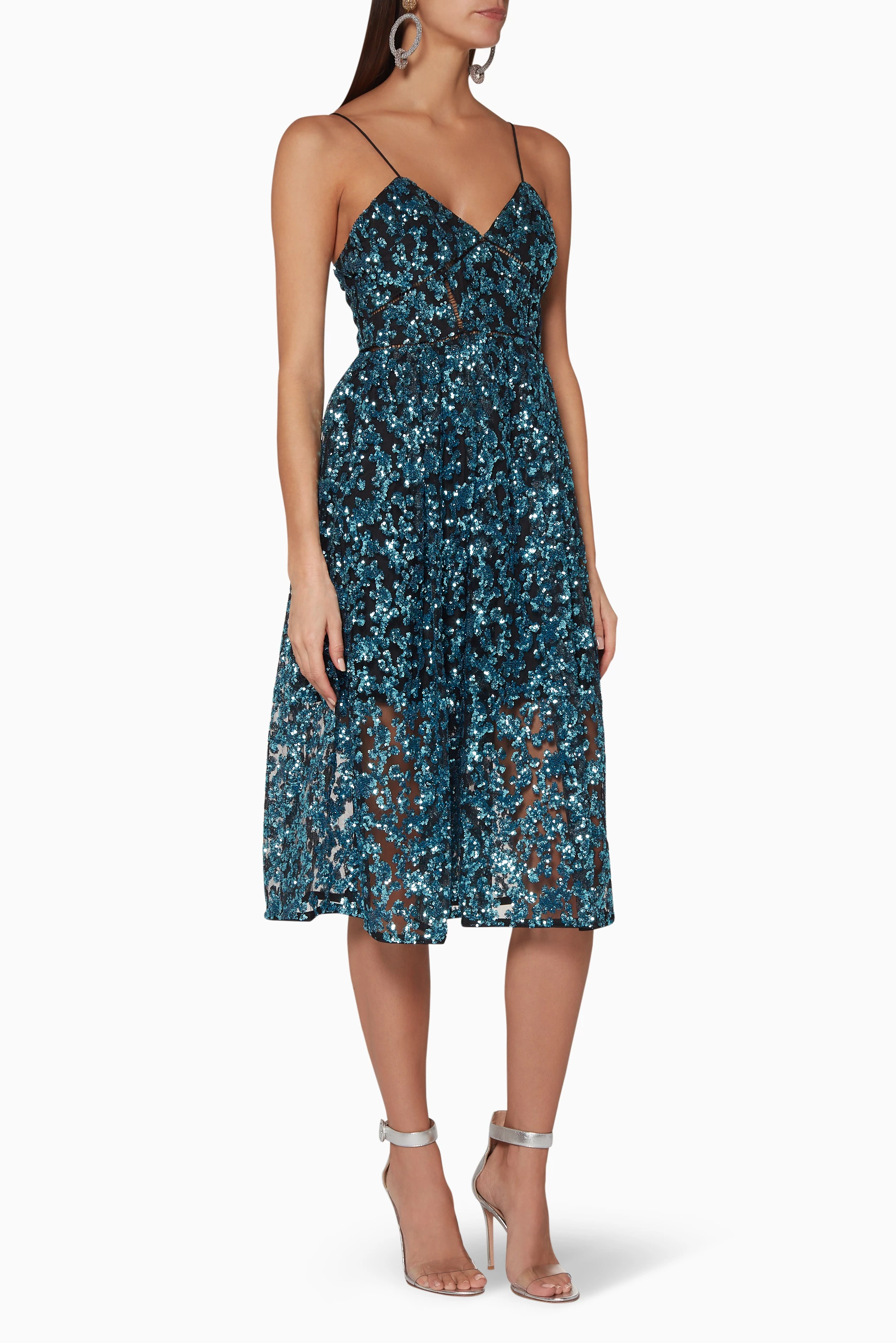 Self portrait azaelea dress cheap blue