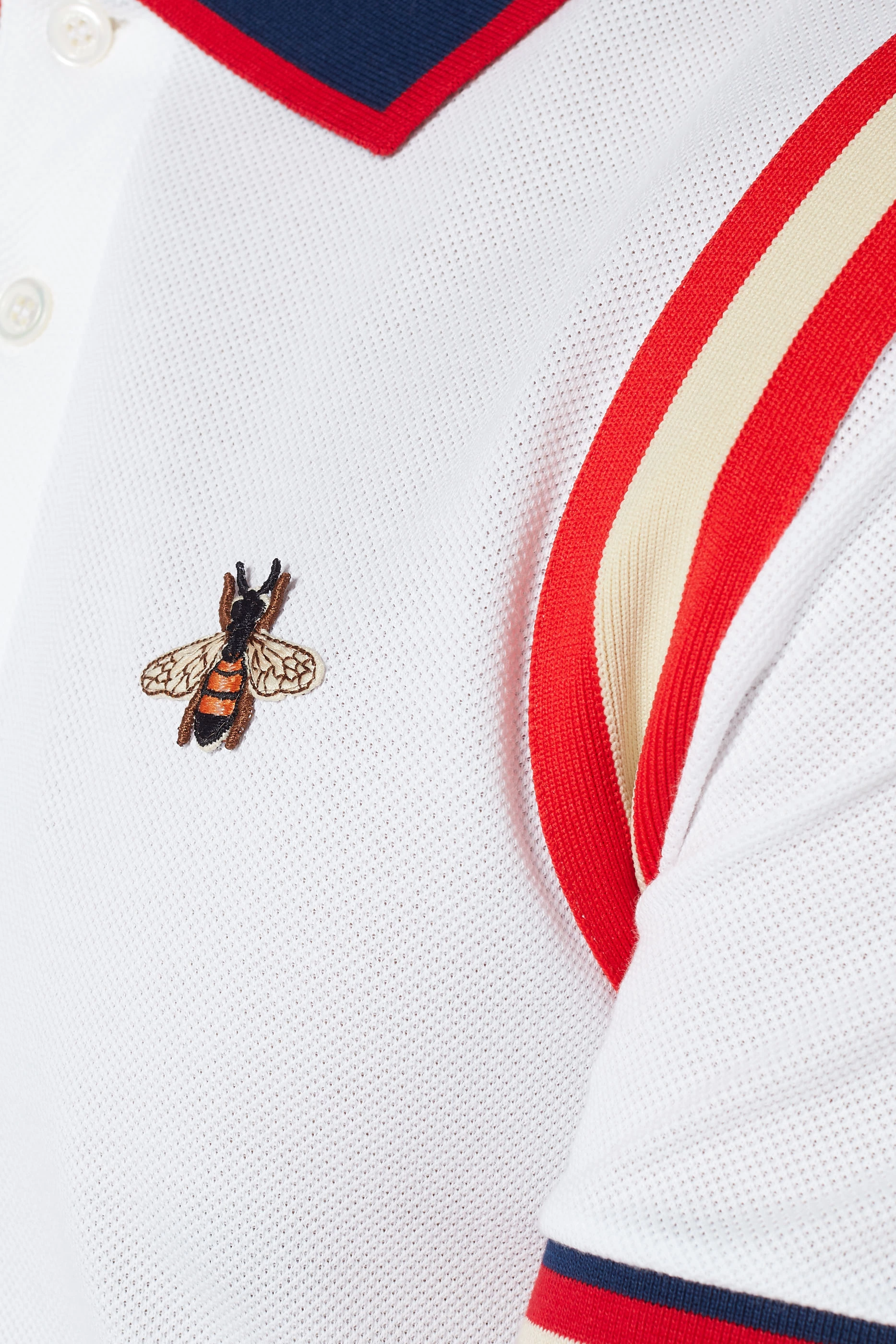 Gucci bee logo shirt new arrivals