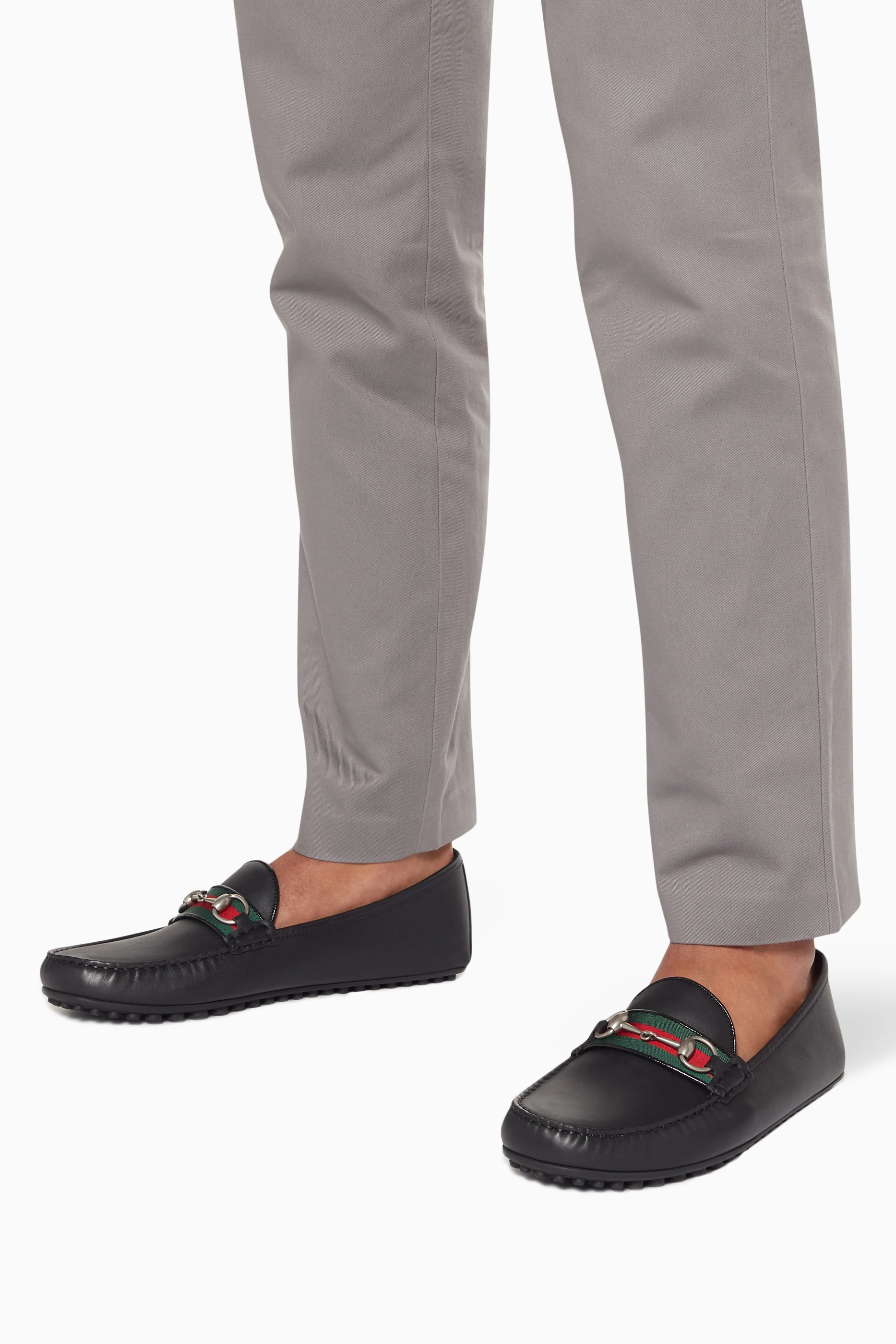 Gucci kanye leather driving shoes sales