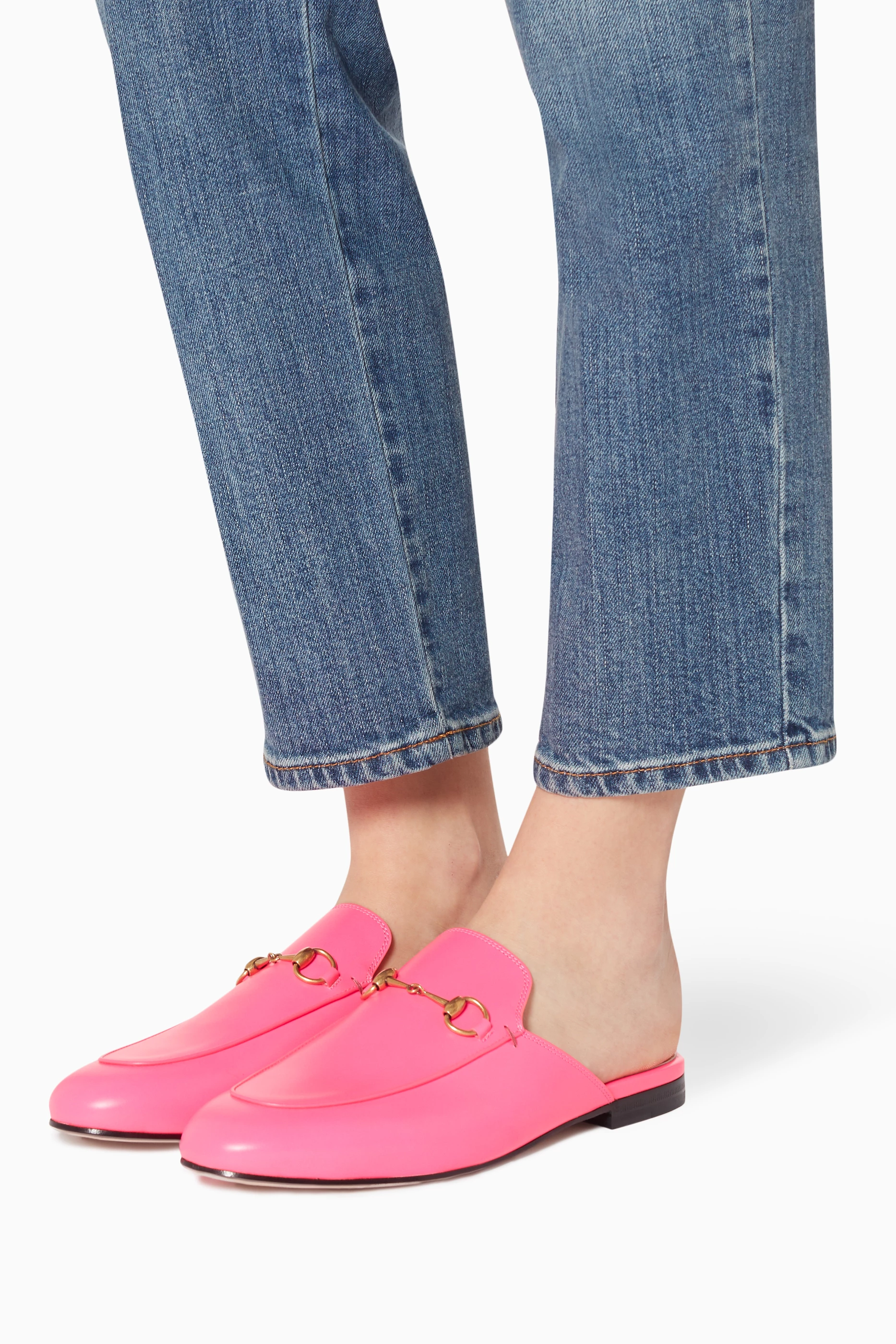 Gucci princetown neon top