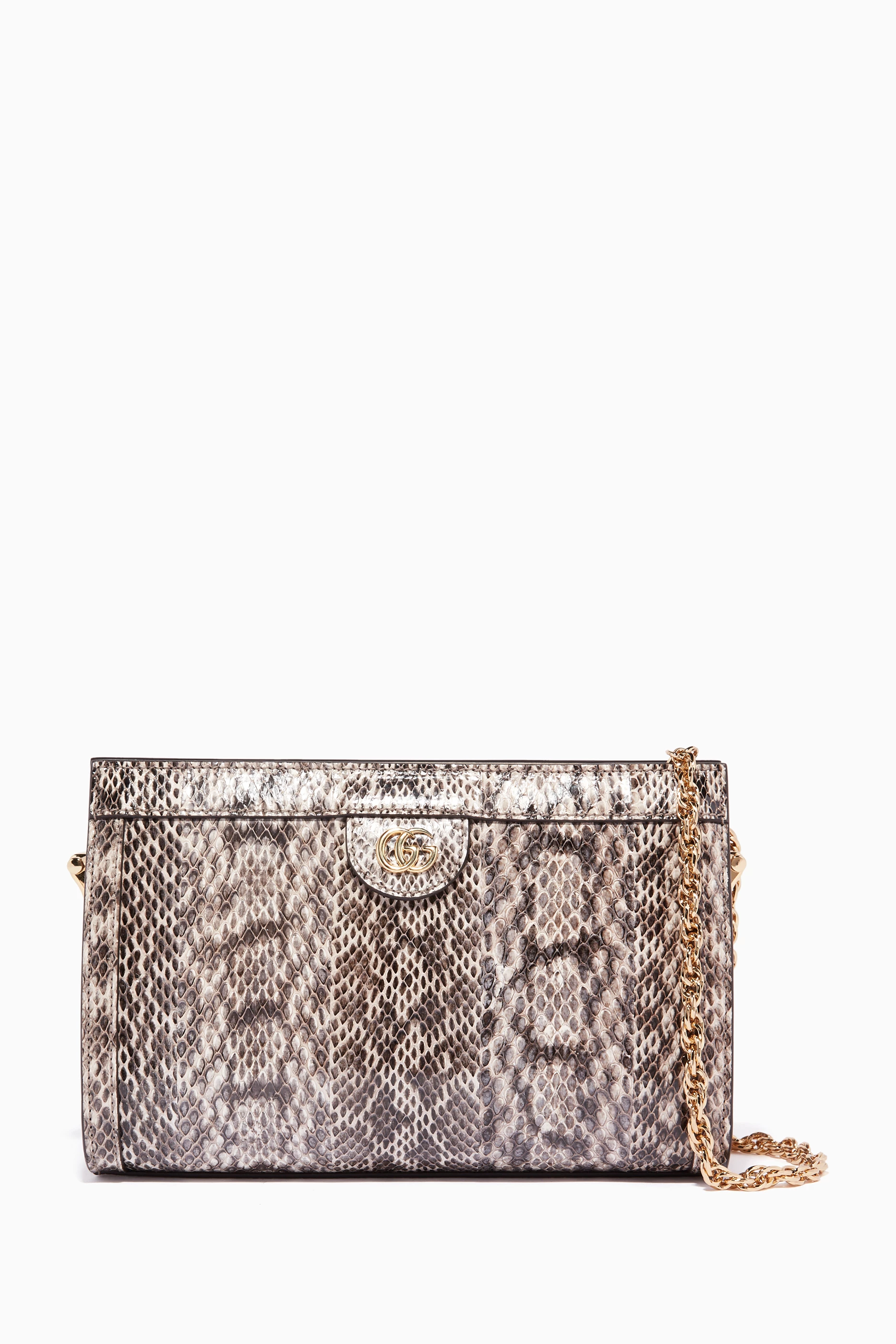 Ophidia small 2025 snakeskin shoulder bag