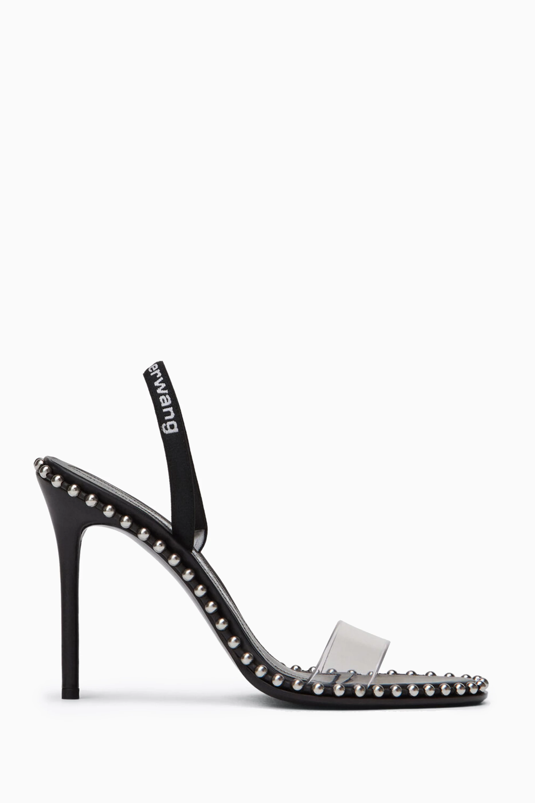 Alexander wang nova studded clear sandal cheap