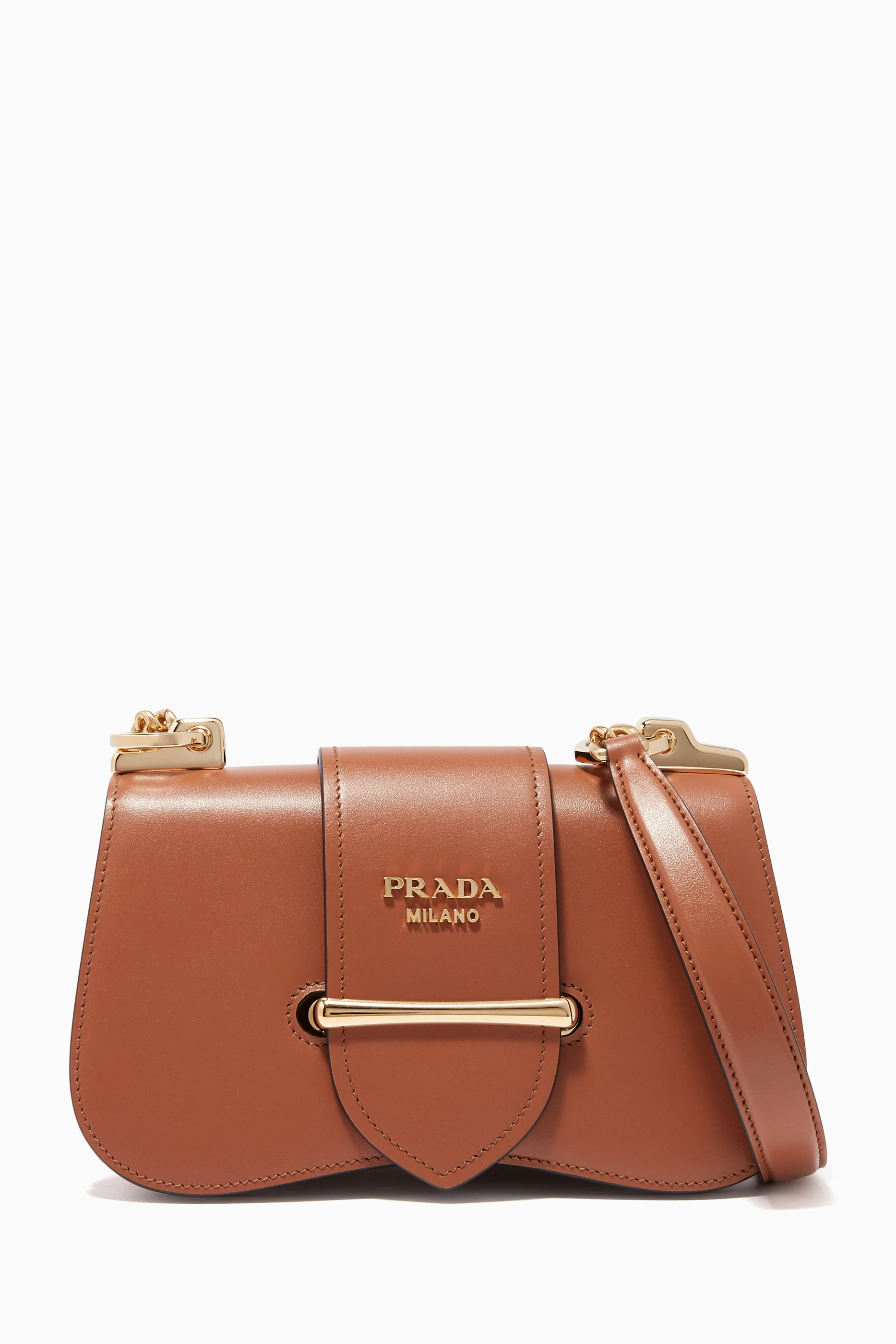 Prada sidonie shop leather crossbody bag