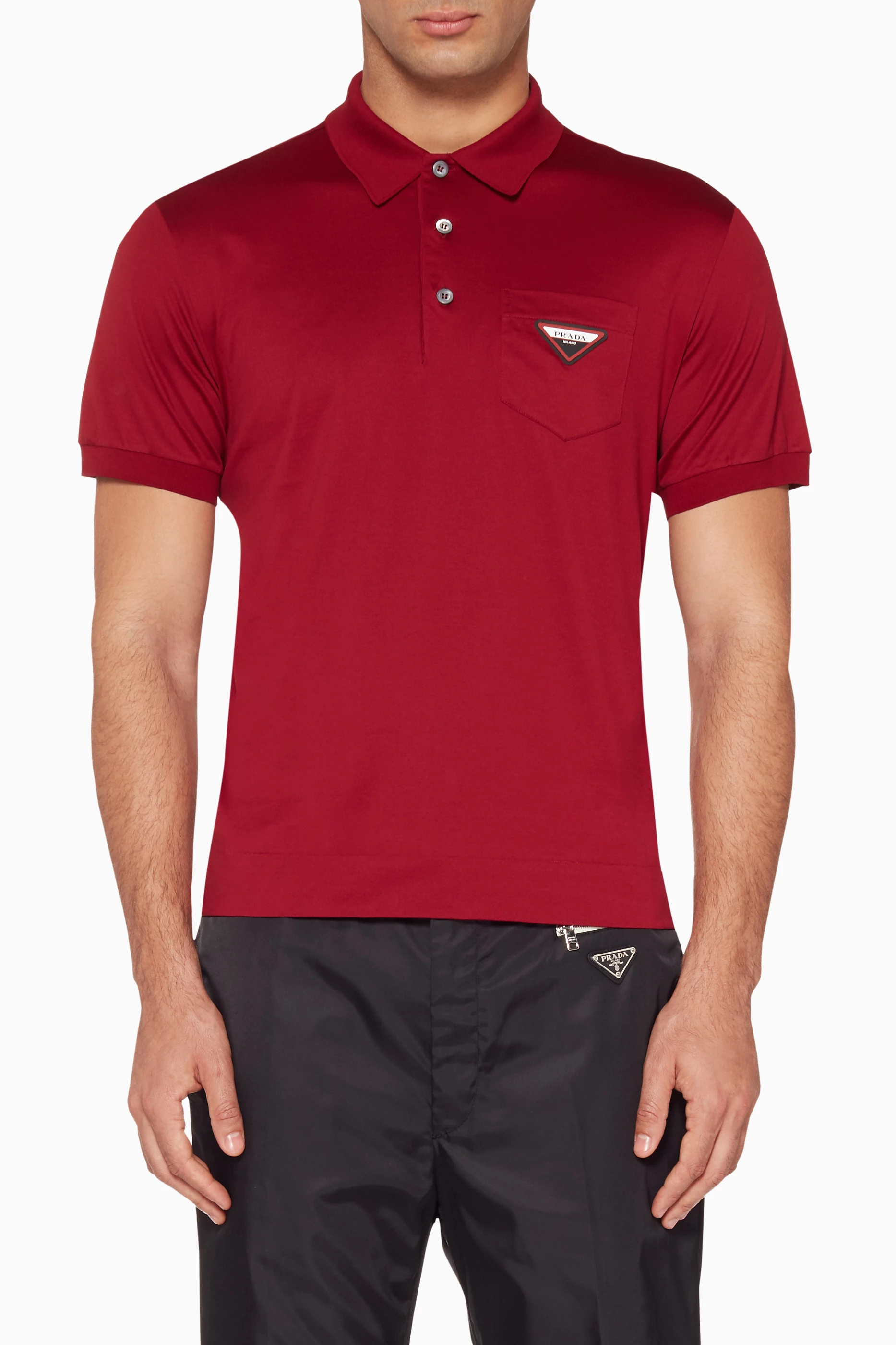 Red prada shirt clearance