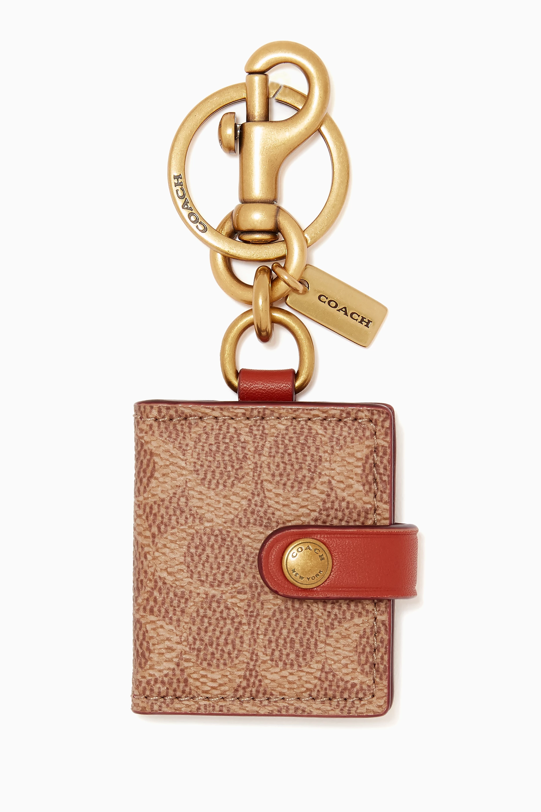 Coach picture online frame bag charm