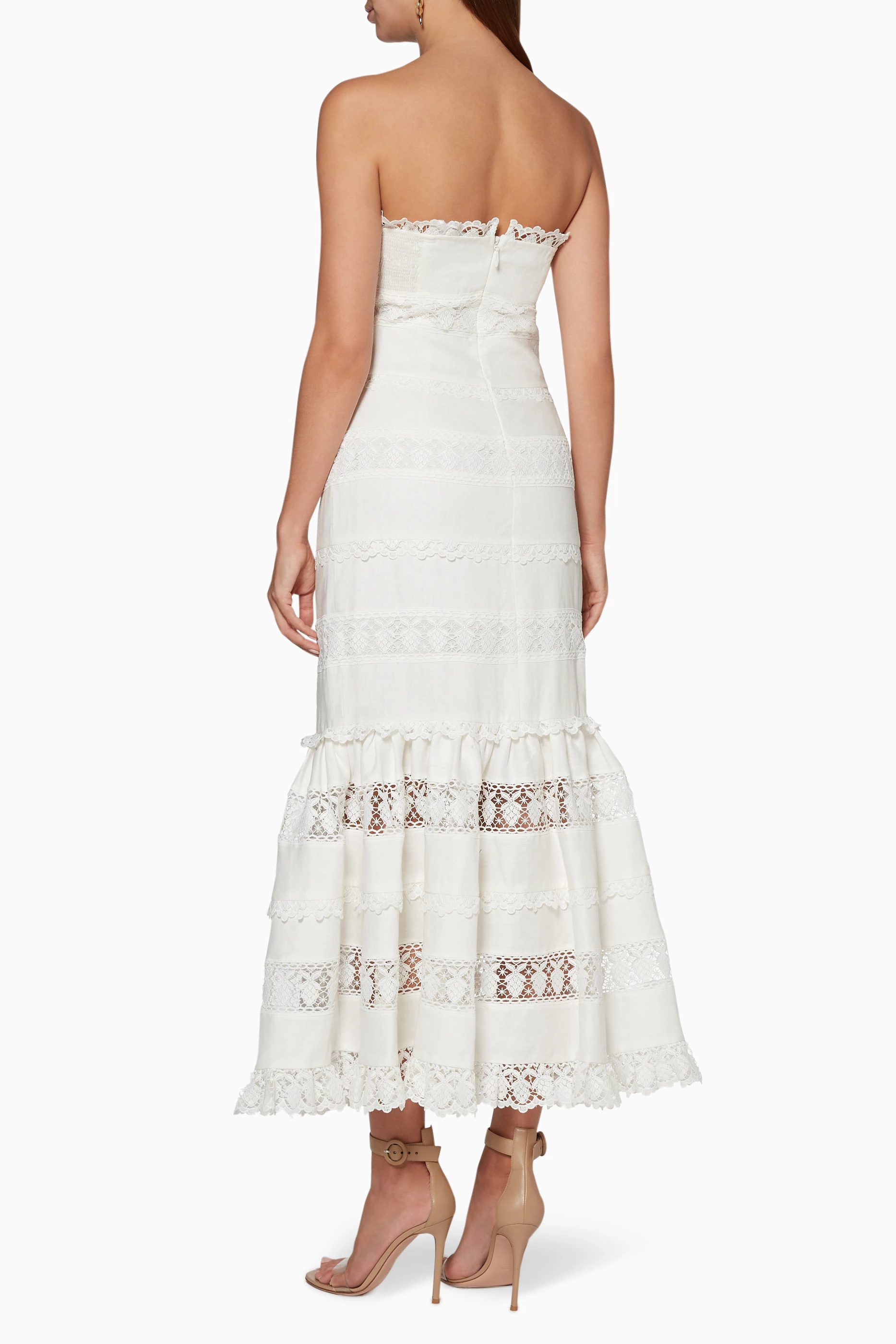 Zimmermann wayfarer panelled dress 2025