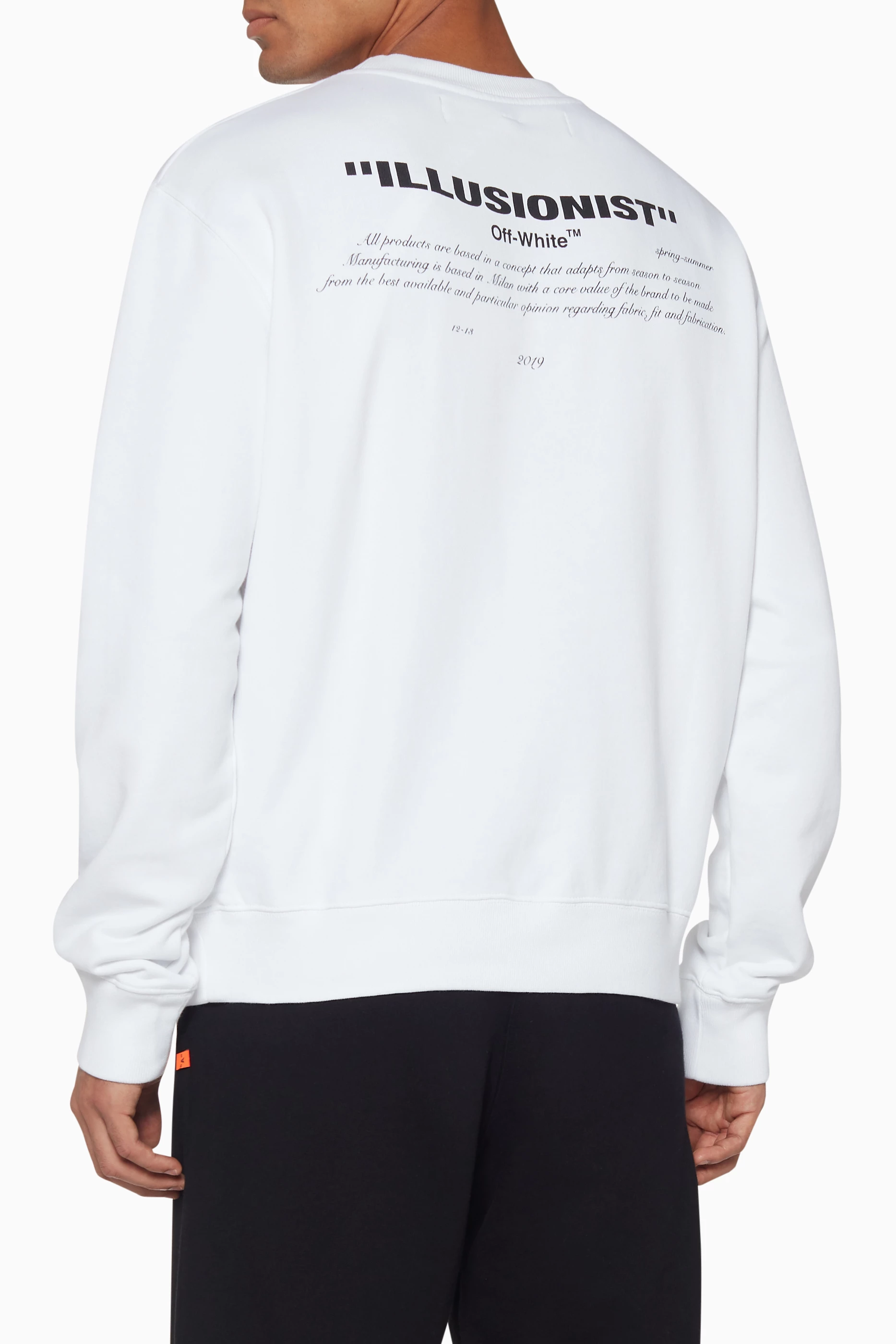 Off white illusionist sales hoodie