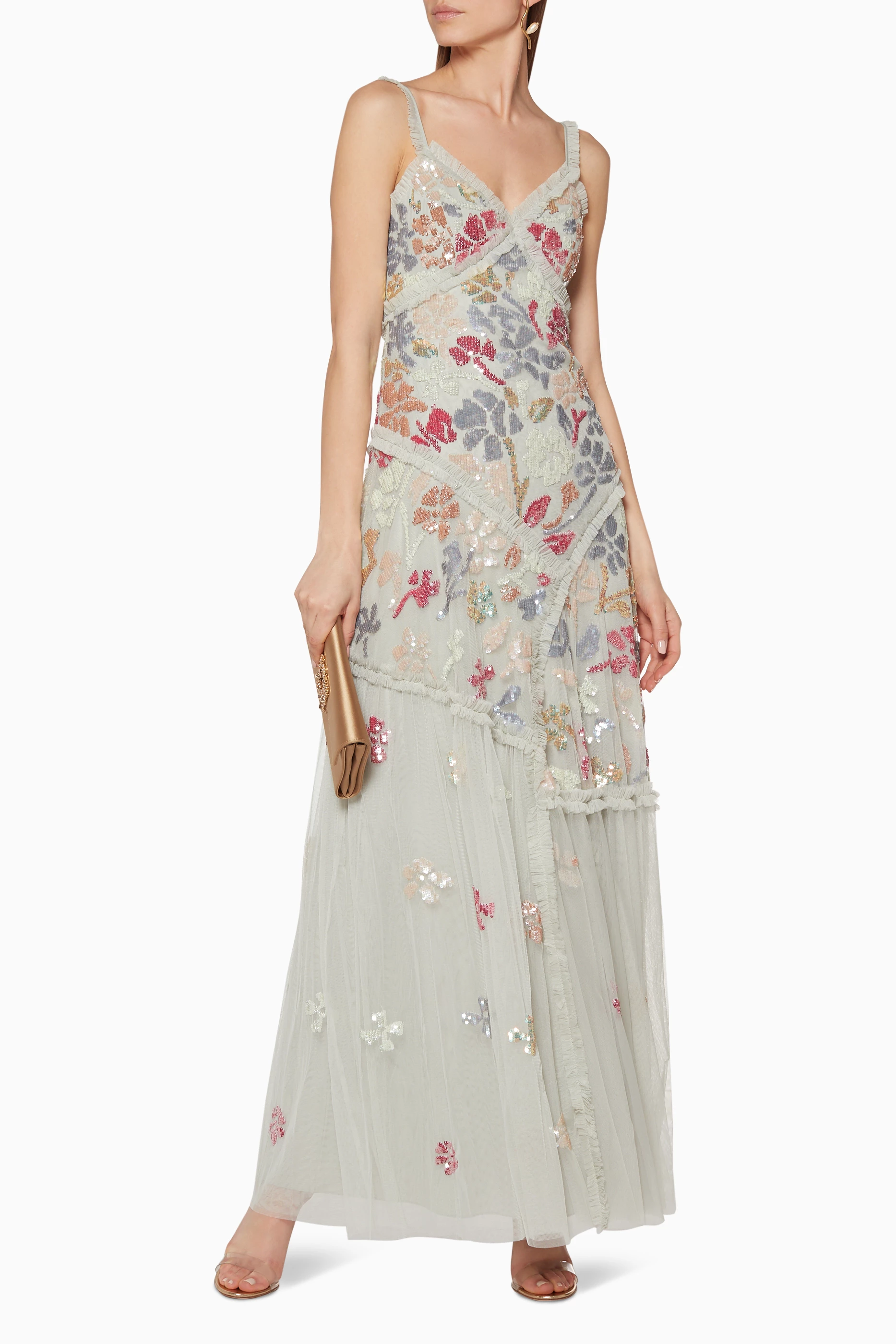 Needle and thread deconstructed sequin gown new arrivals