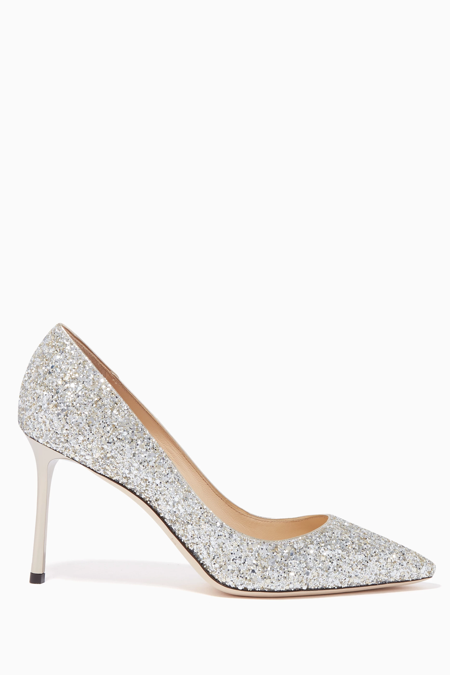 Romy 85 cheap glitter pumps