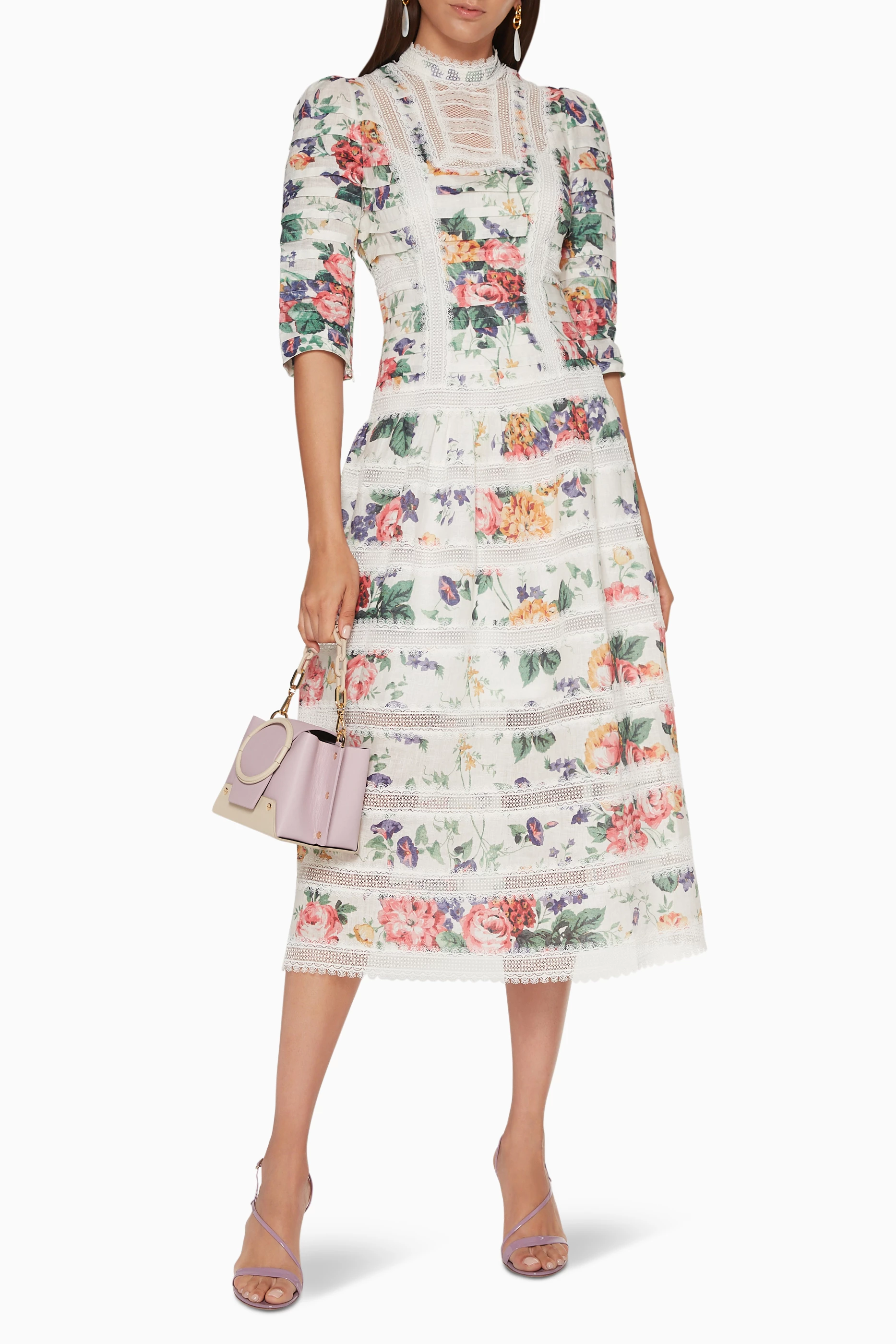 Allia pintuck shop long dress