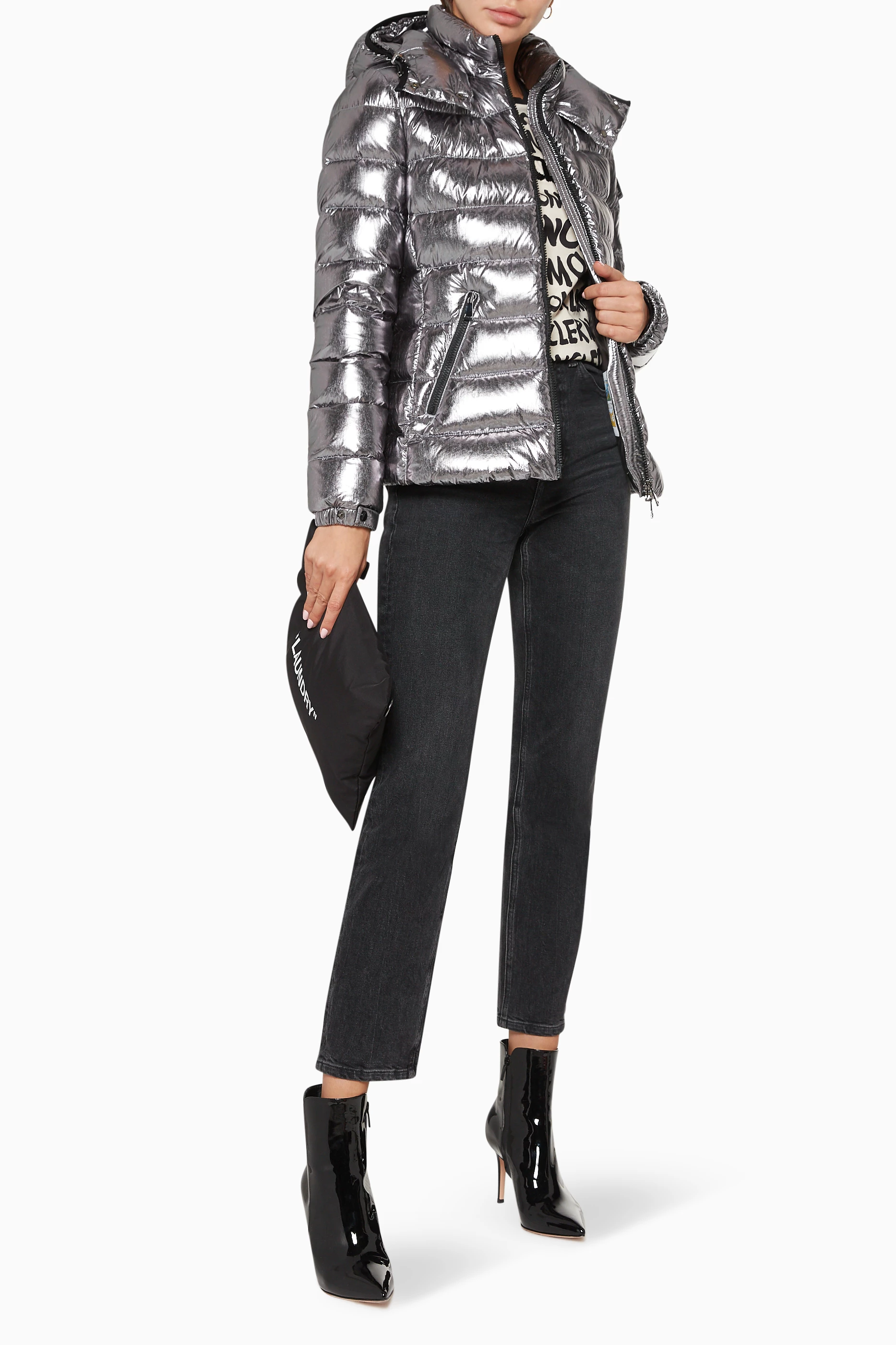 Moncler bady silver deals