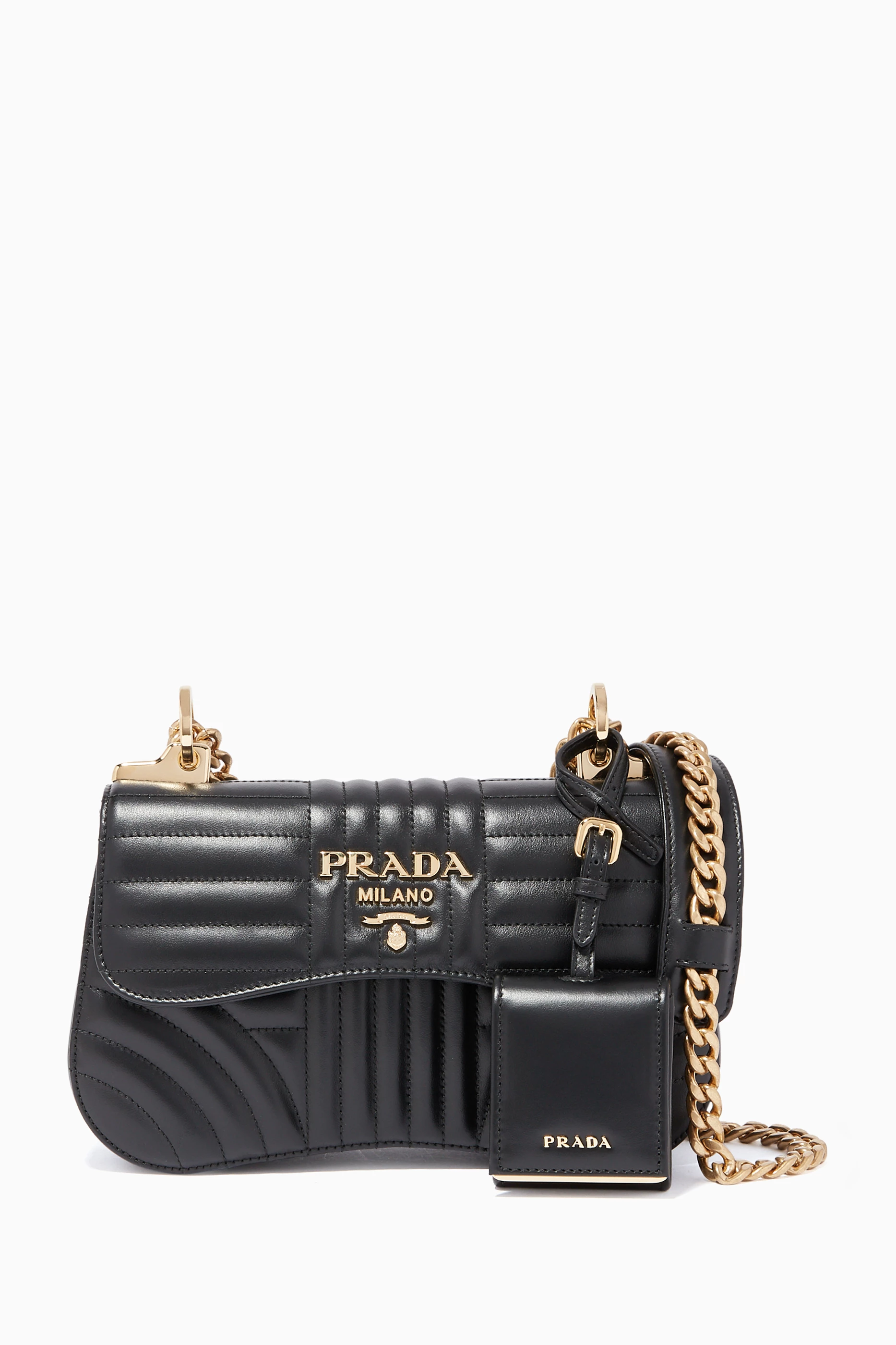 Prada diagramme shoulder bag sales