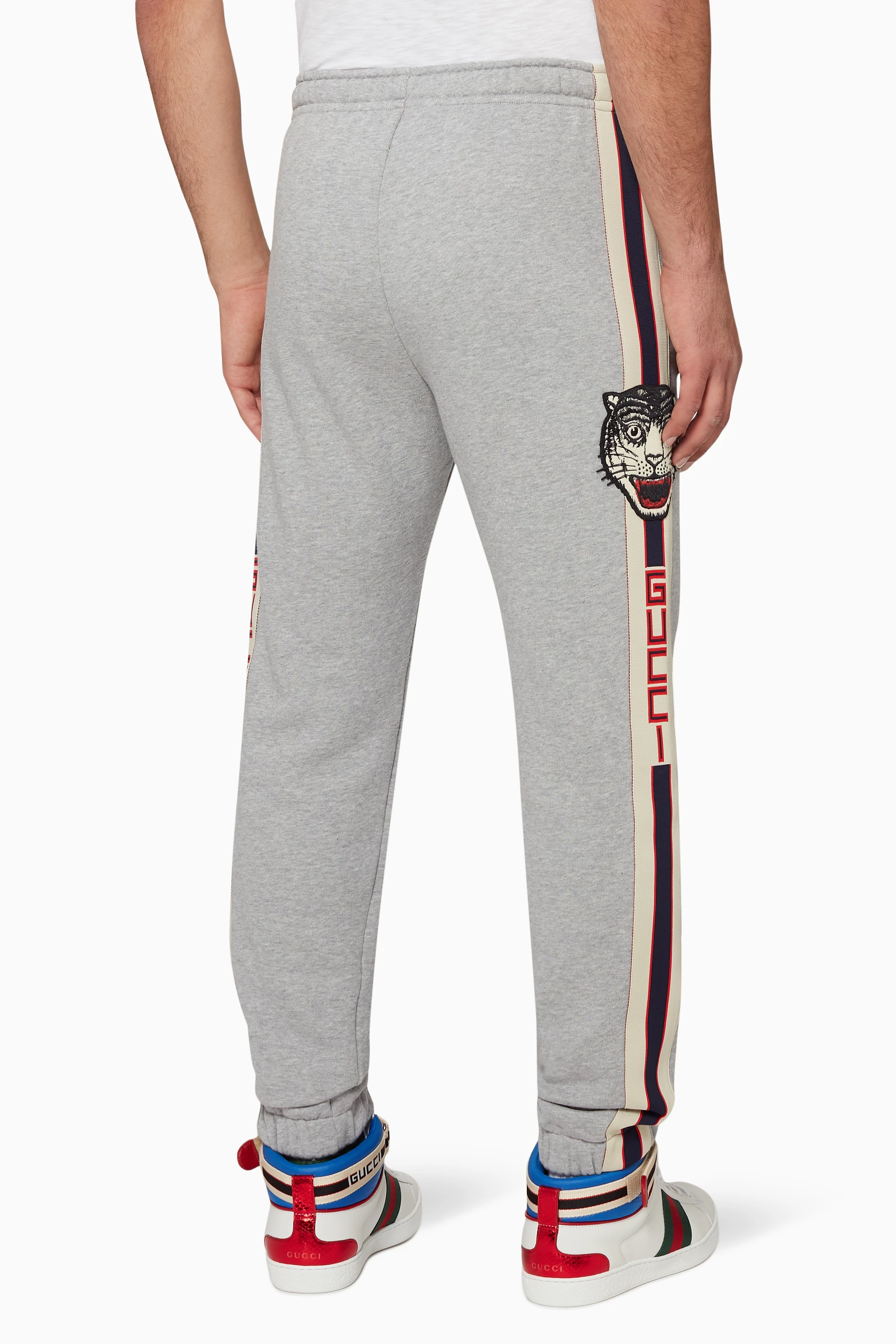 Grey on sale gucci joggers
