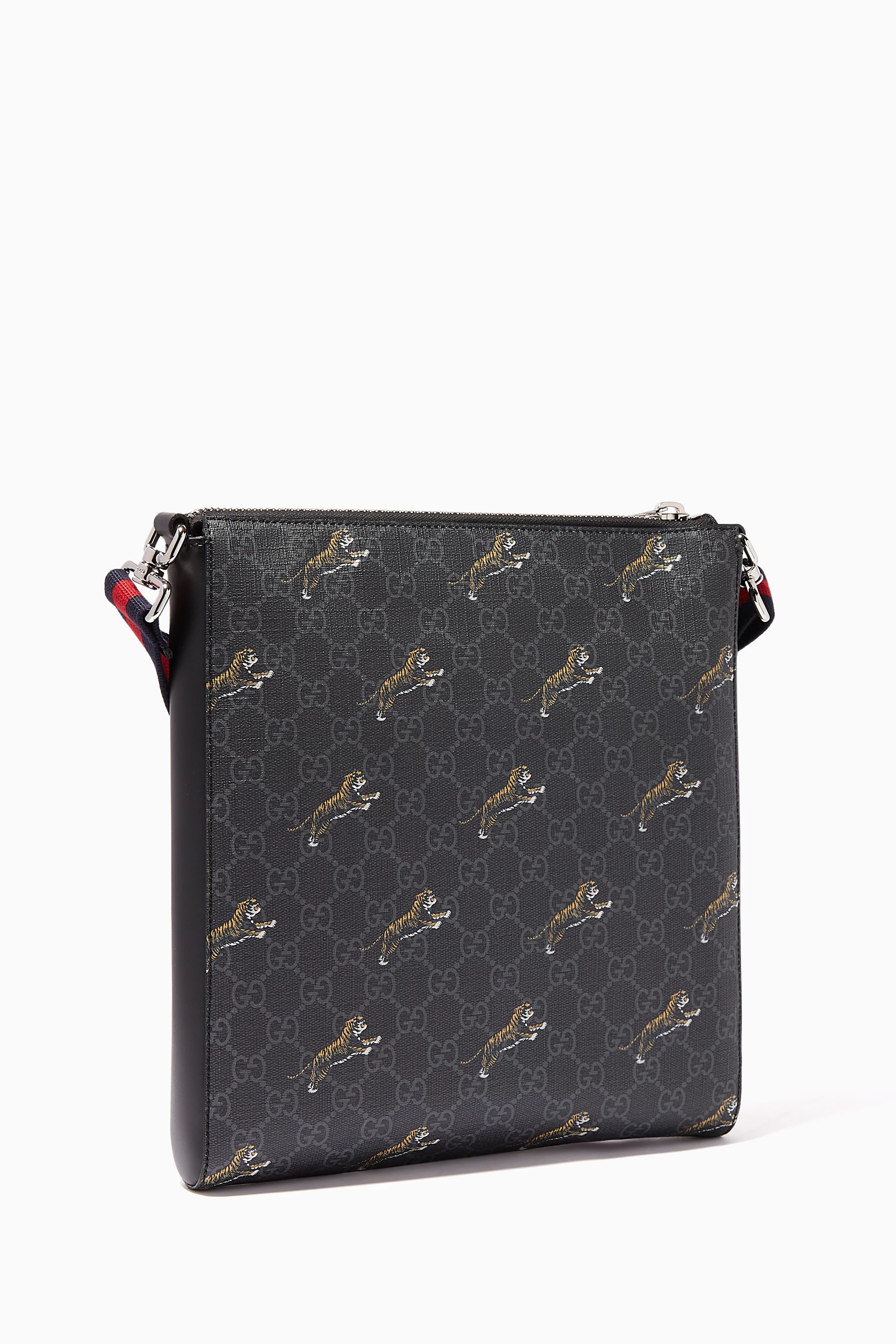 Gucci messenger outlet bag with tiger