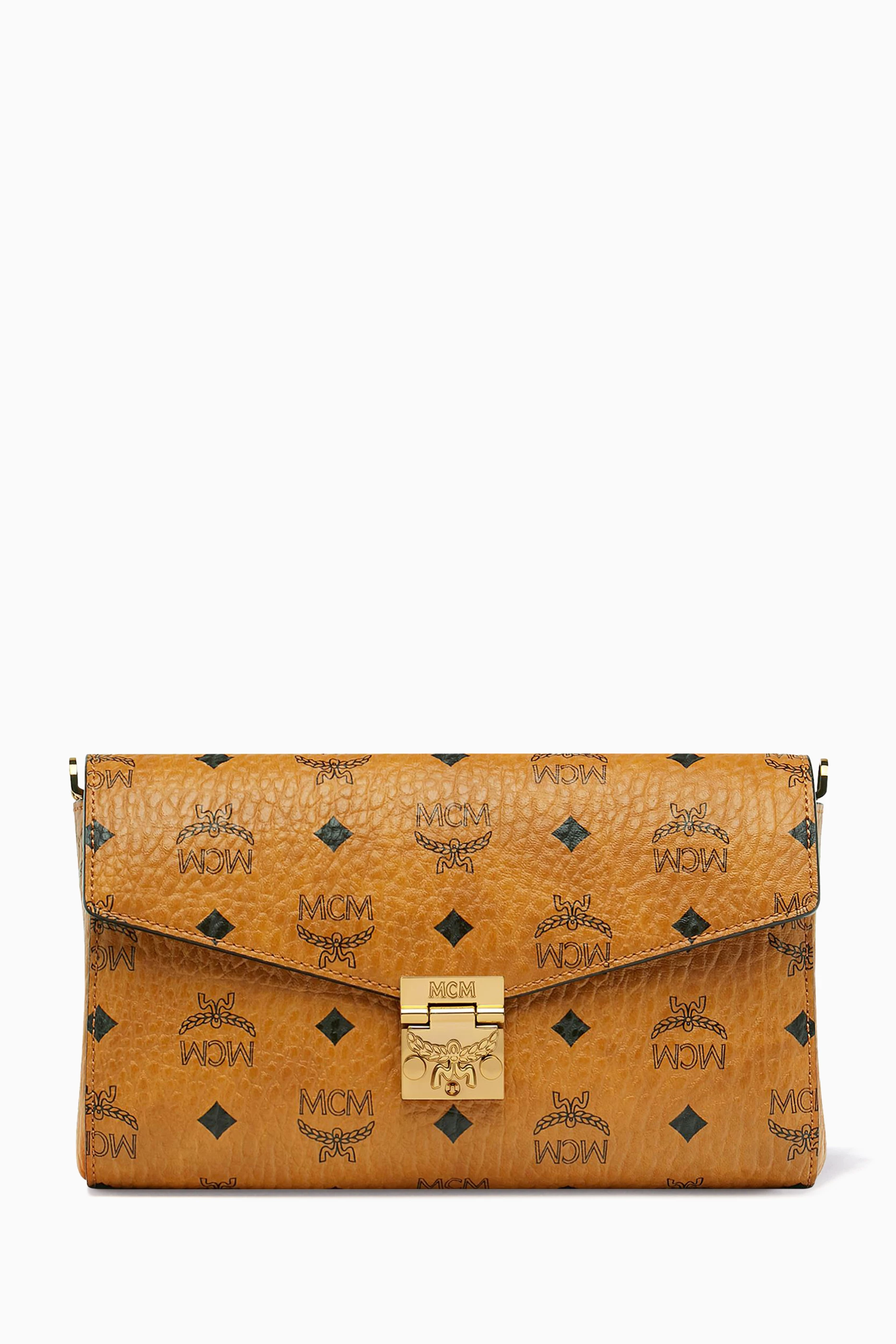 Mcm millie online visetos flap crossbody