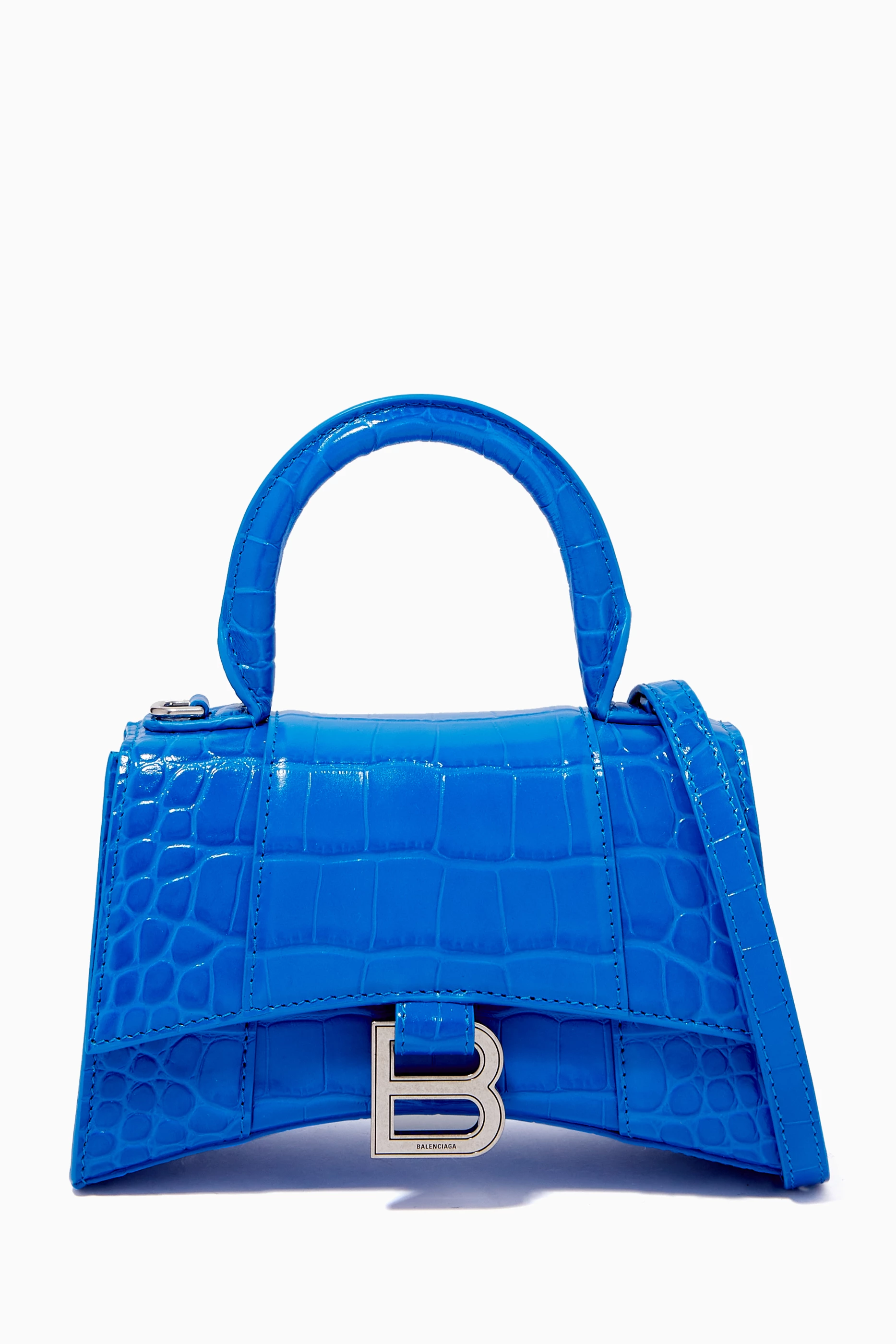 Balenciaga hourglass hot sale blue