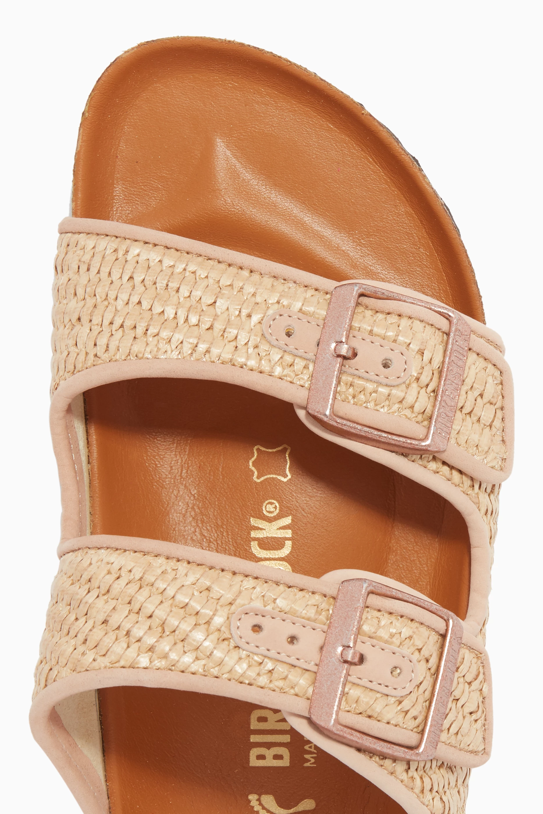 Birkenstock raffia sandals clearance